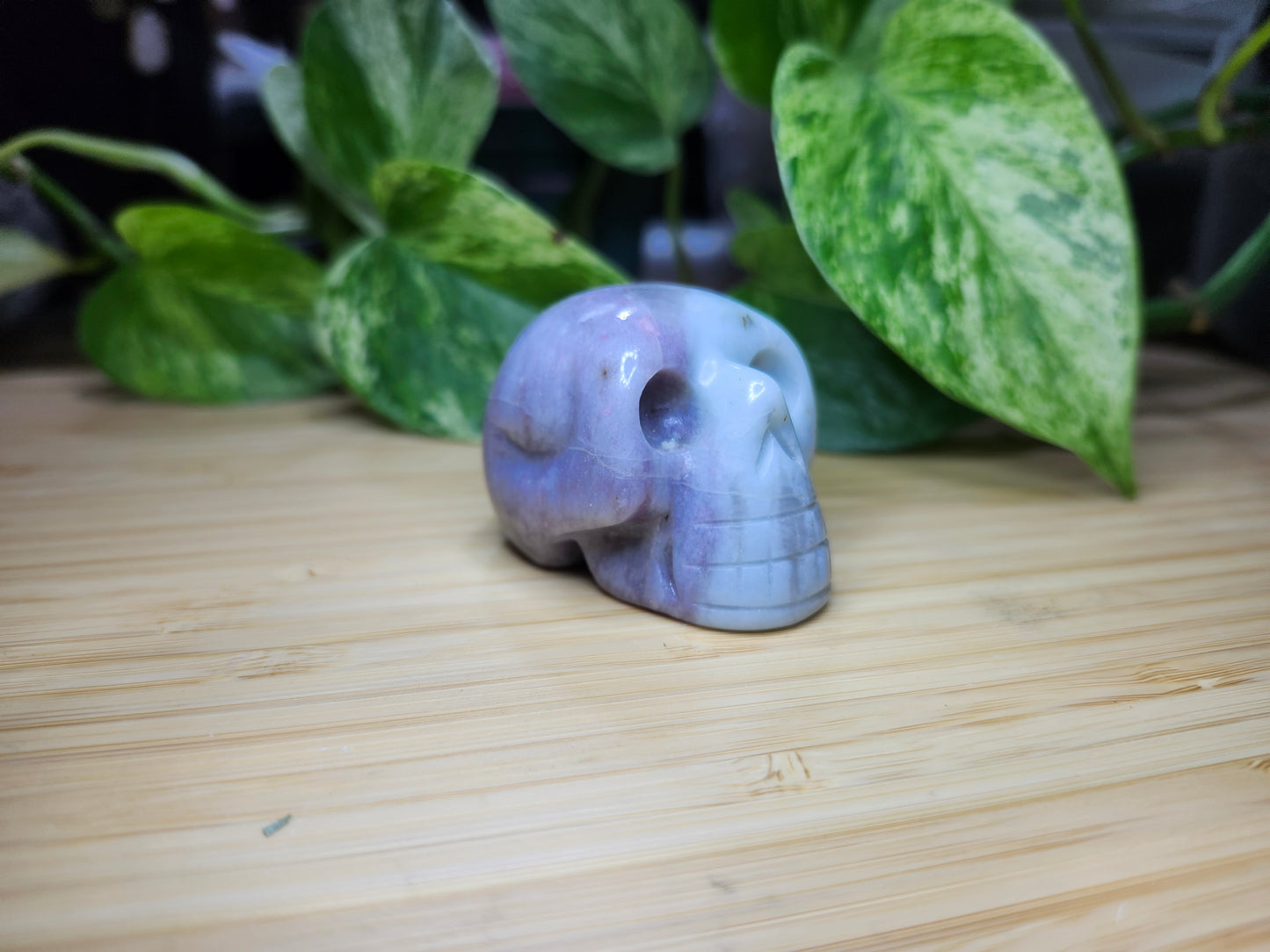 PINK TOURMALINE SKULL
