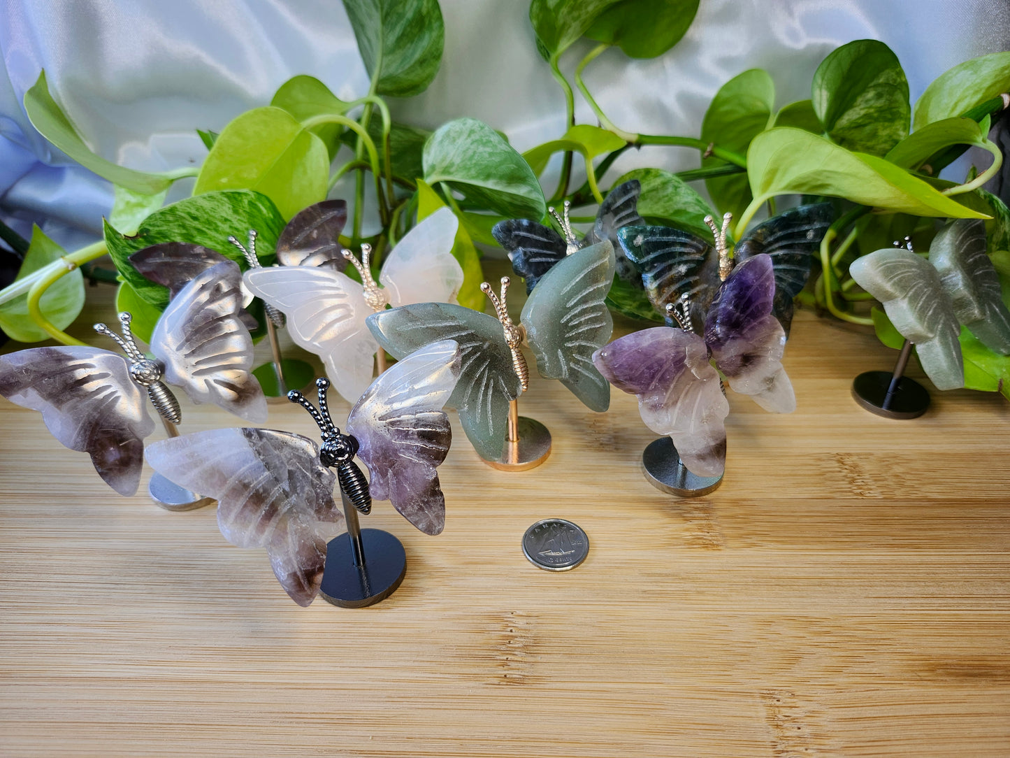 MIXED CRYSTAL MINI BUTTERFLY WINGS