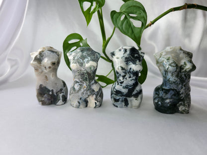 MOSS AGATE GODDESS BODY