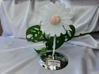 SELENITE DAISY ON STAND
