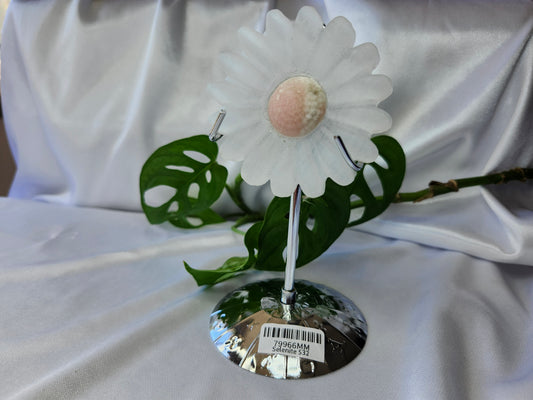 SELENITE DAISY ON STAND