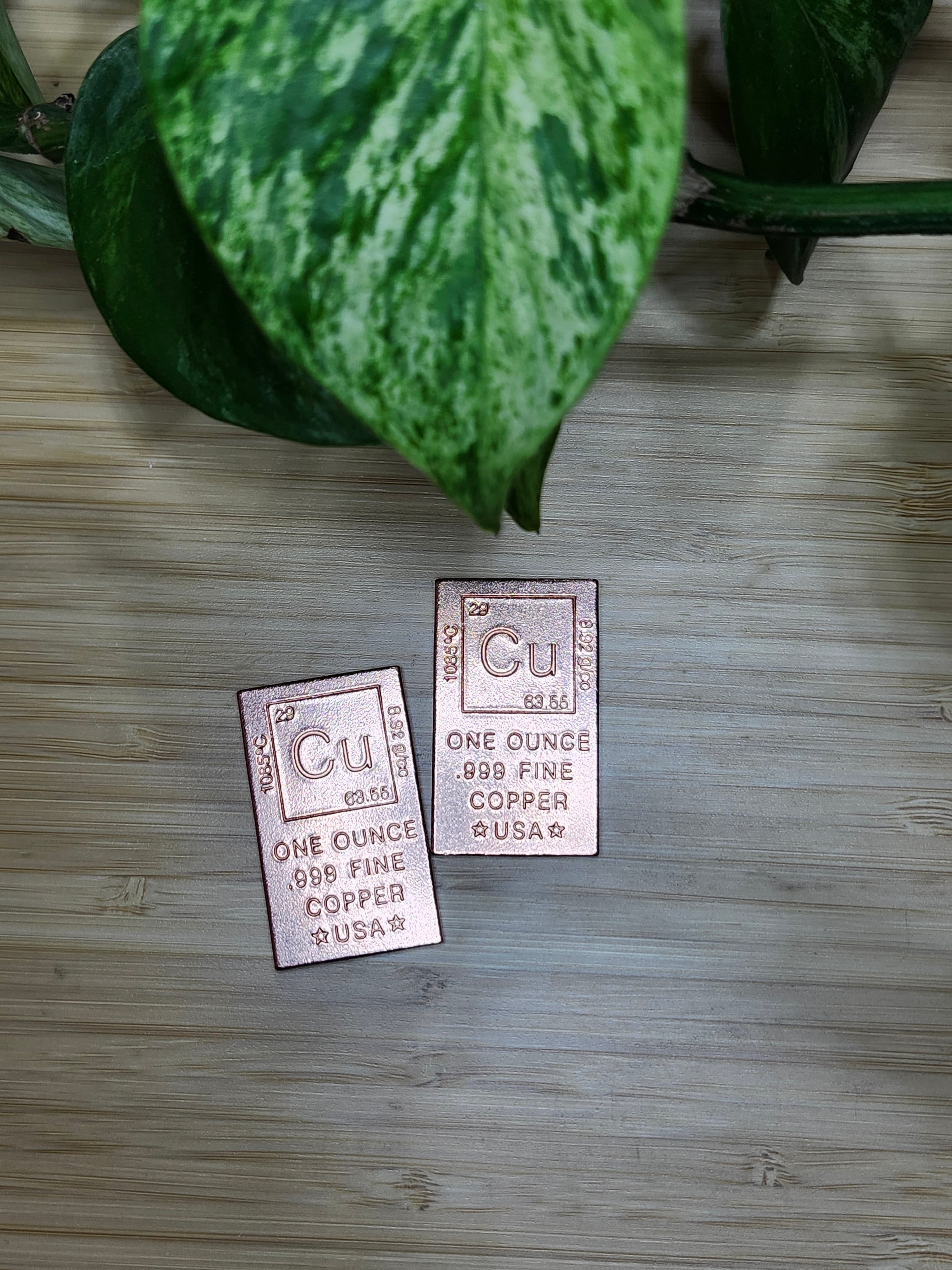 COPPER ONE OUNCE .999 FINE COPPER