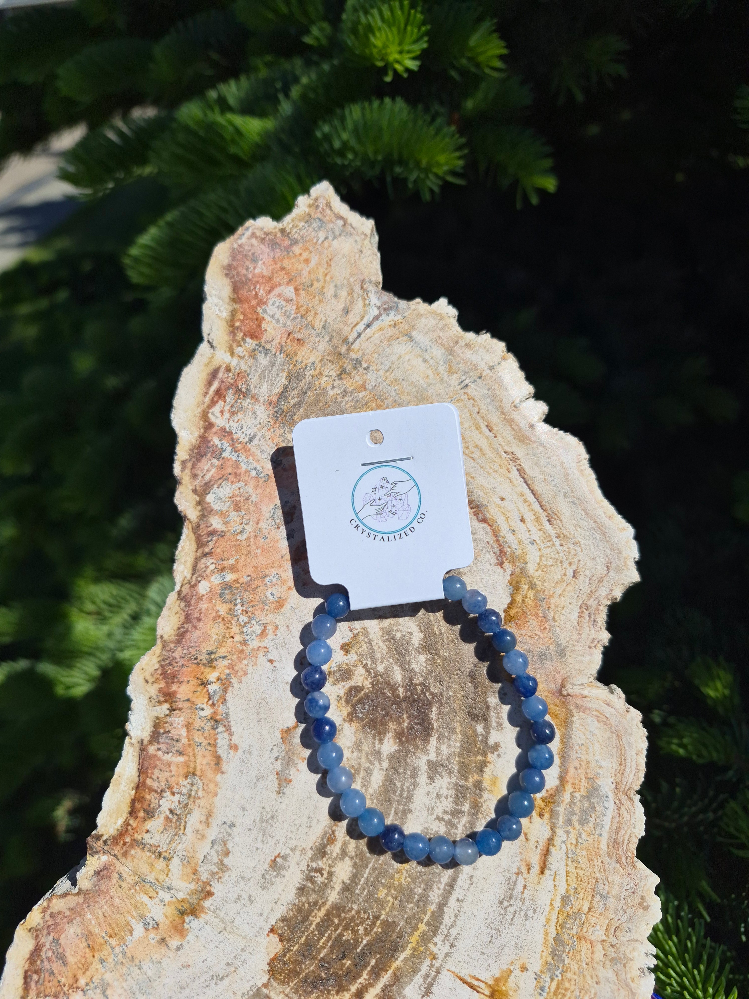 6MM BLUE AVENTURINE BRACELET