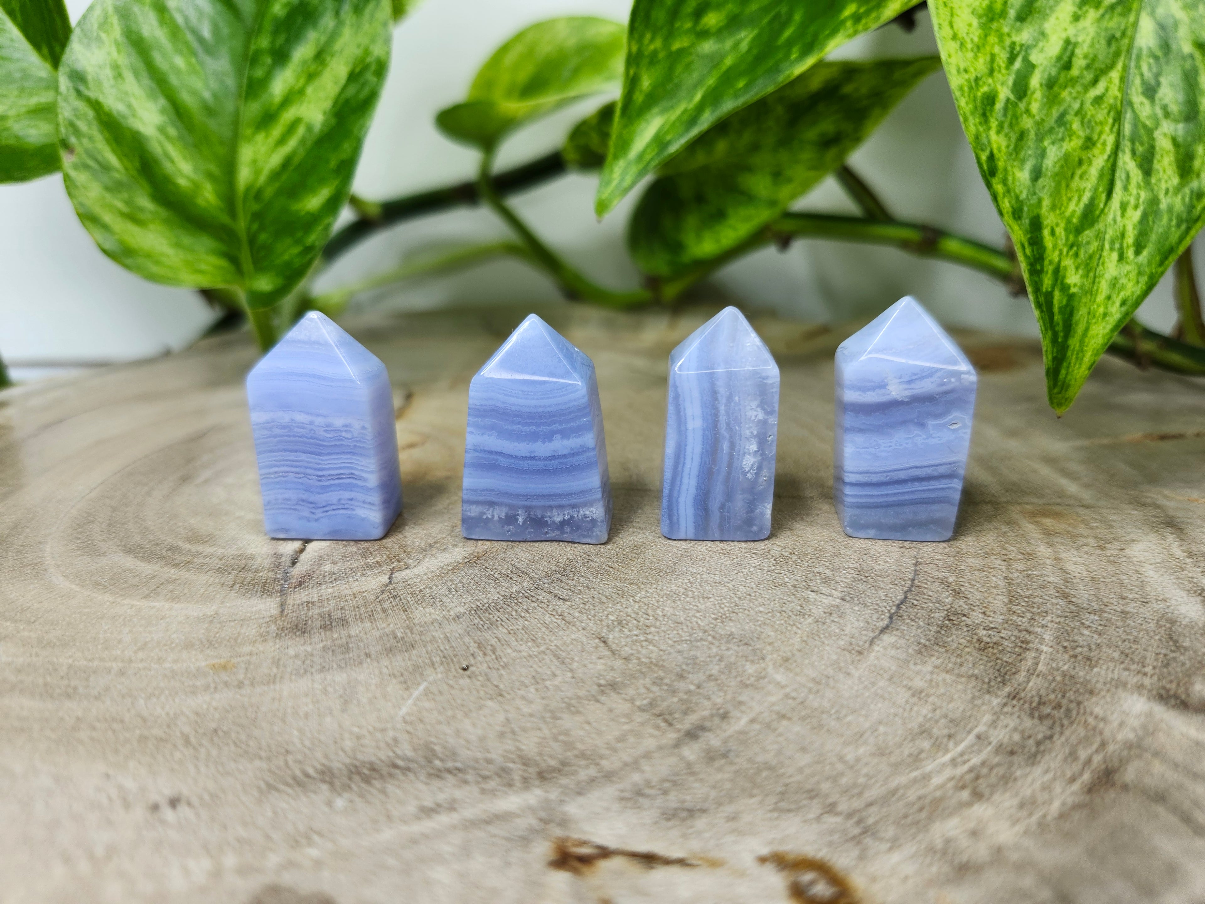 BLUE LACE AGATE TOWER