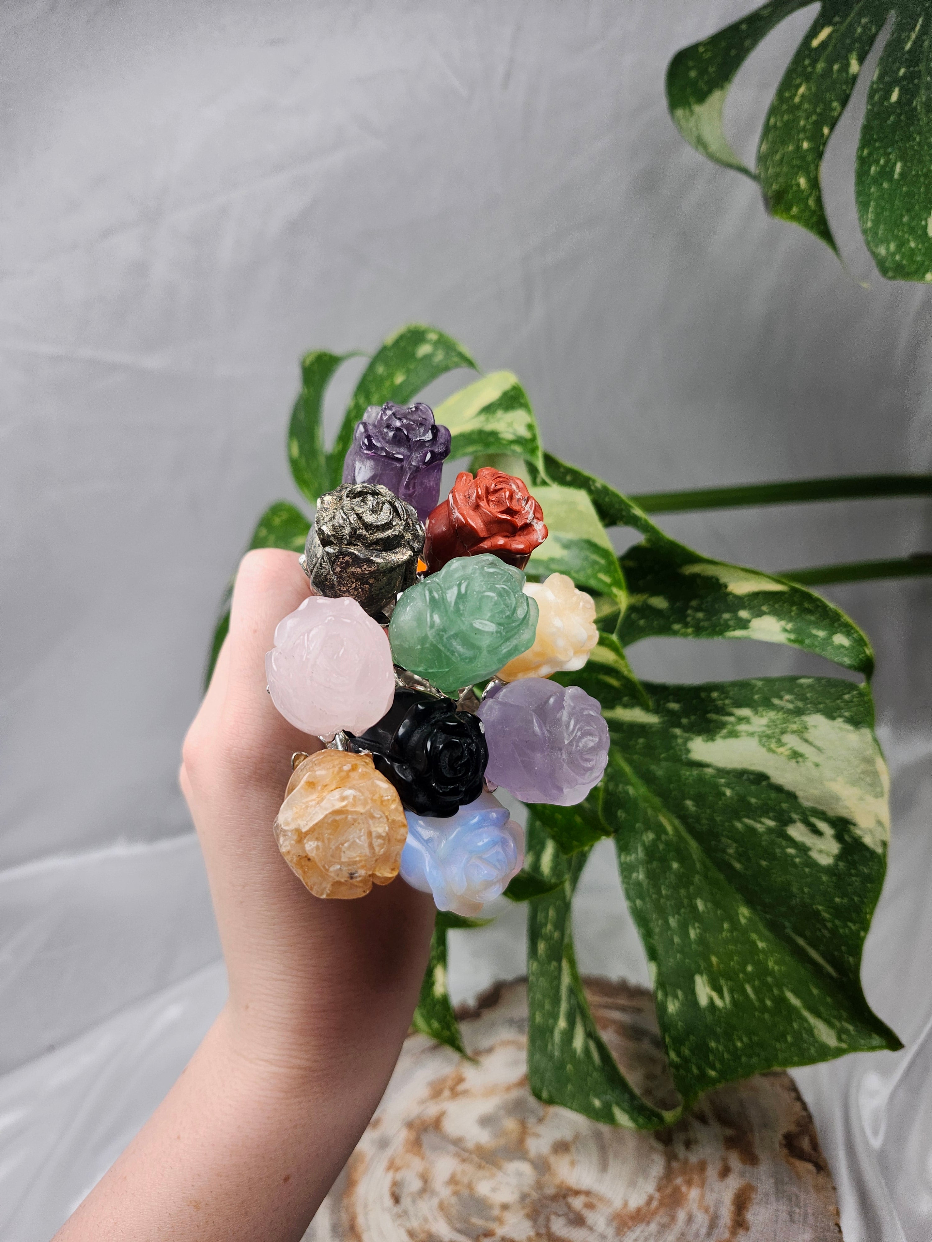 MIXED CRYSTAL ROSE - FLOWER