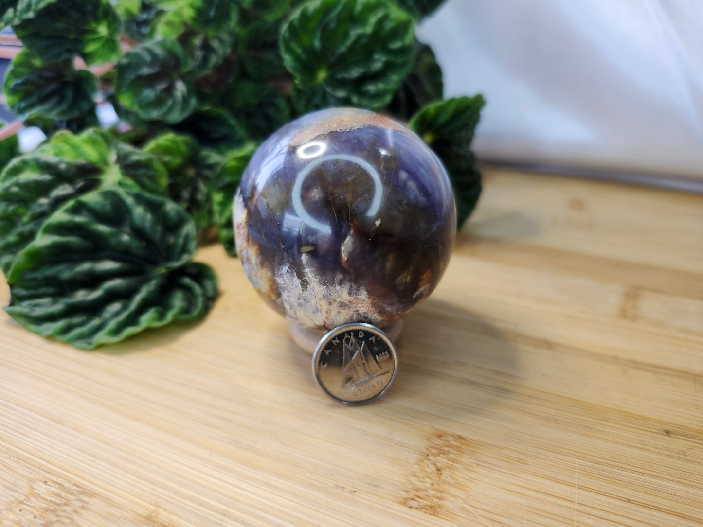 PURPLE CHALCEDONY SPHERE