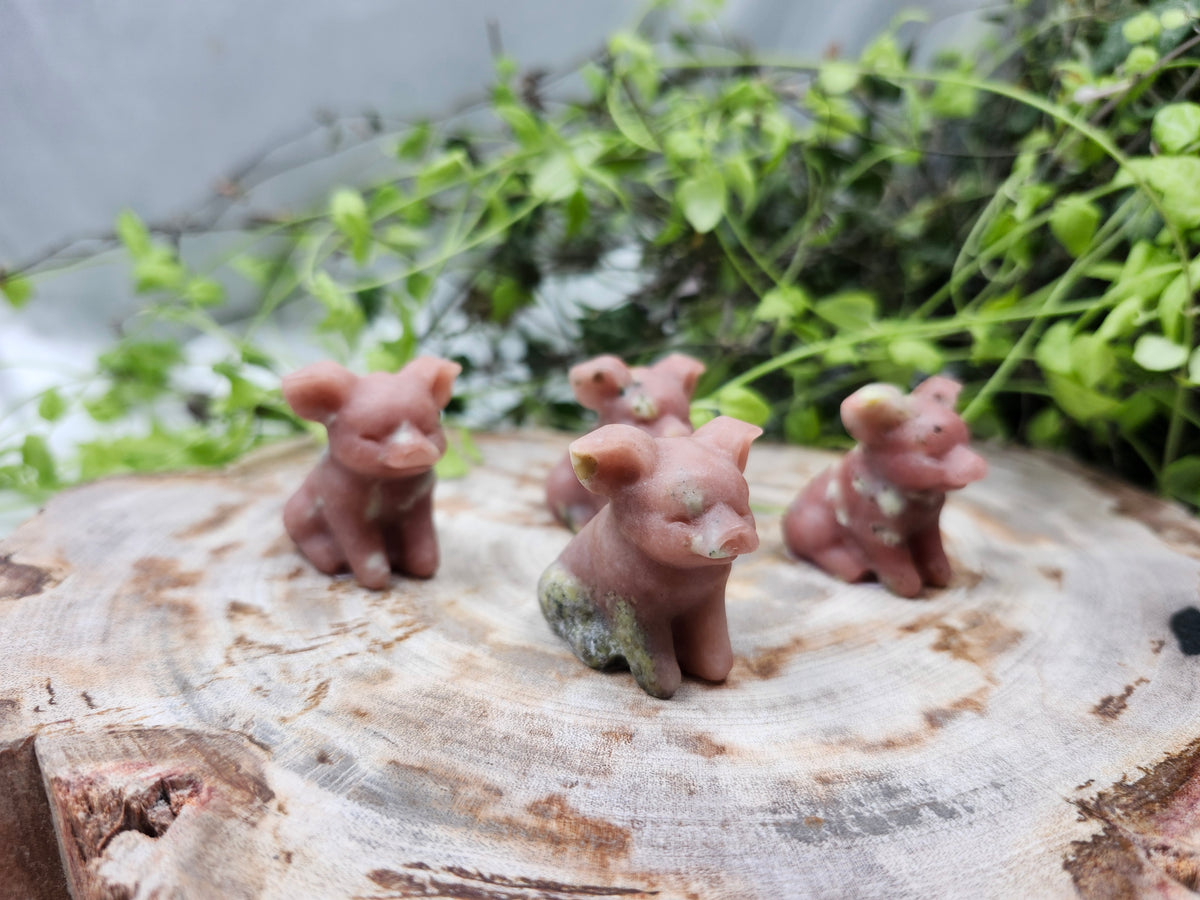 RED AVENTURINE PIG