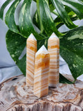 ORANGE CALCITE TOWER