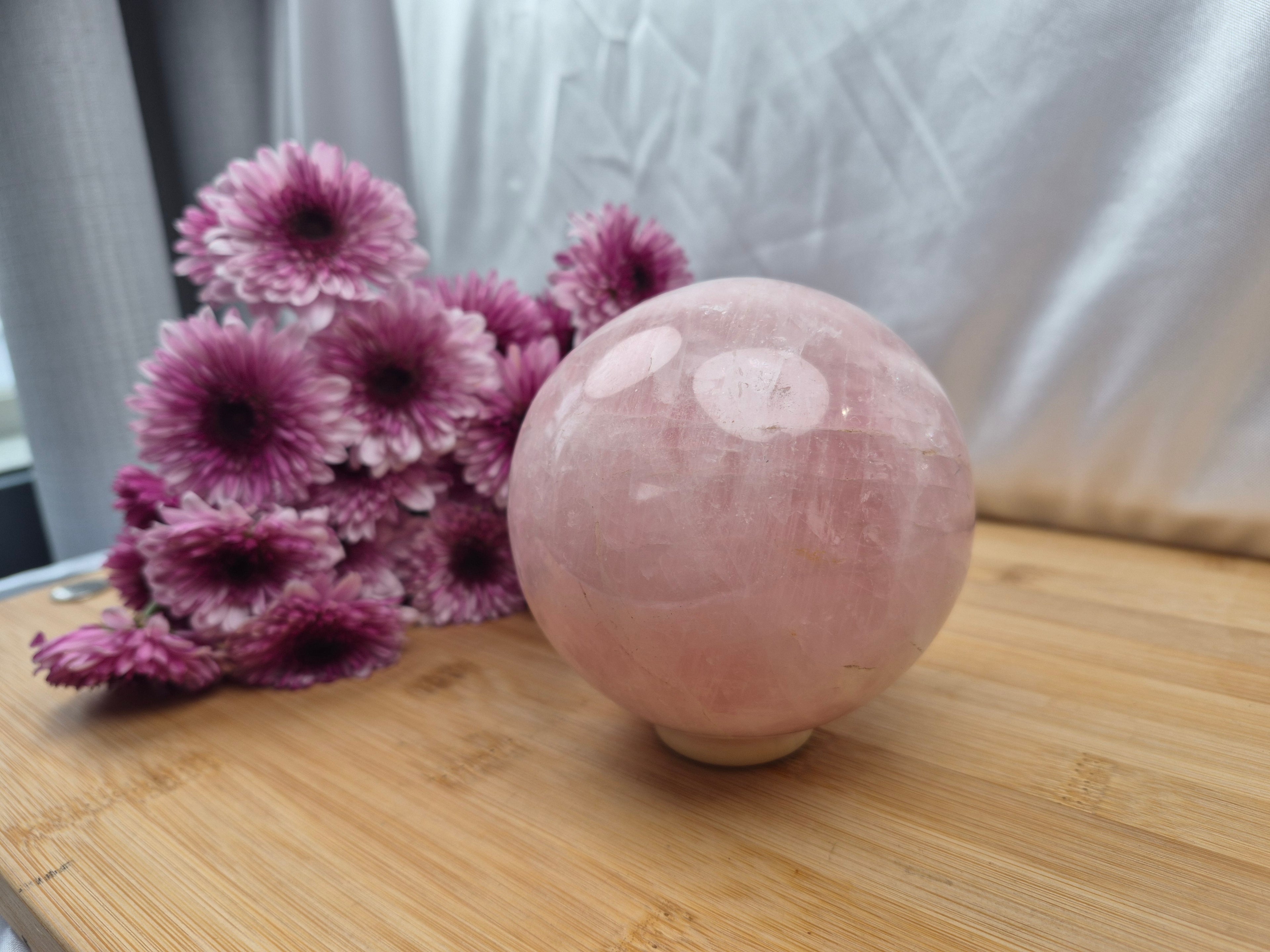 ROSE QUARTZ SPHERE