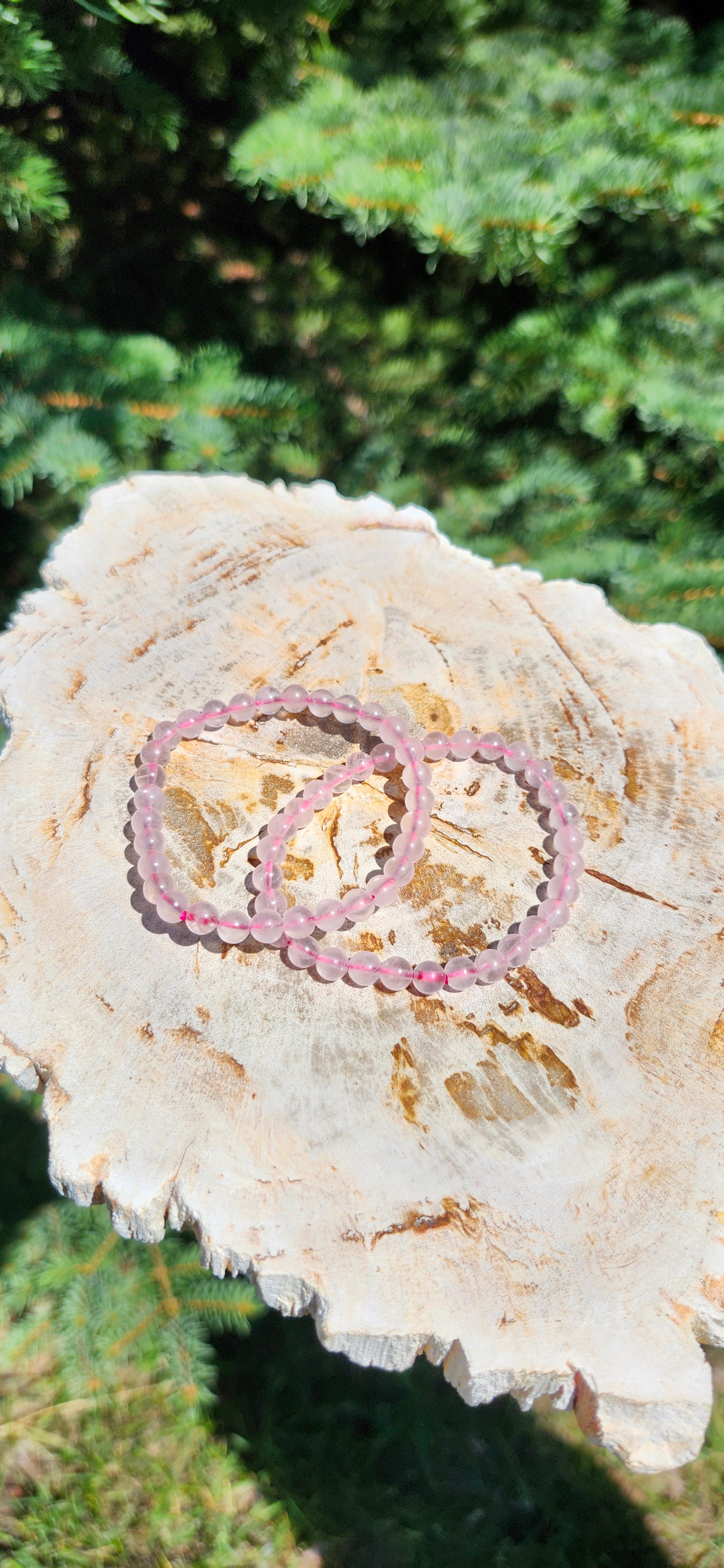 6mm ROSE QUARTZ BRACELET
