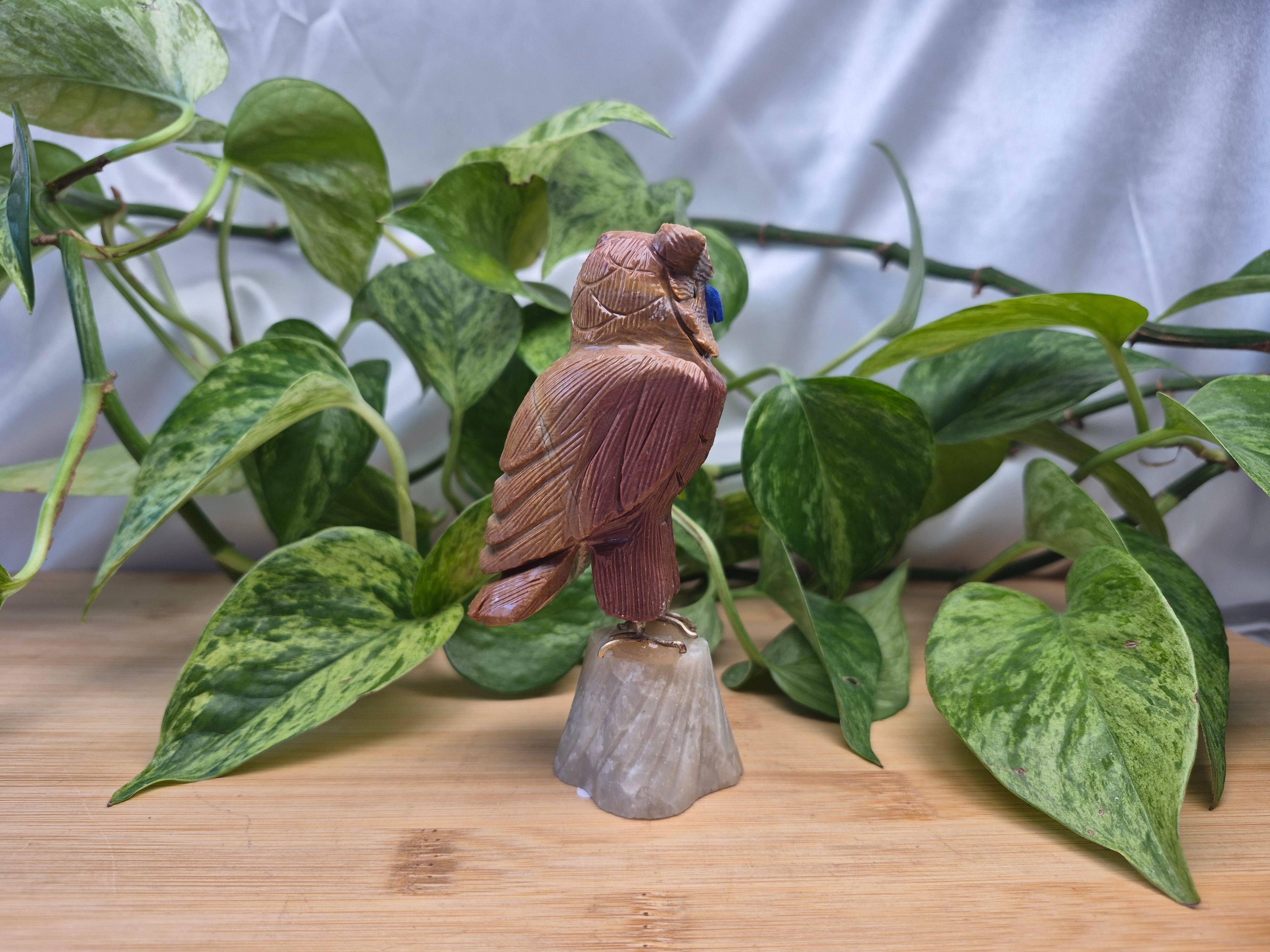 POLYCHROME JASPER OWL