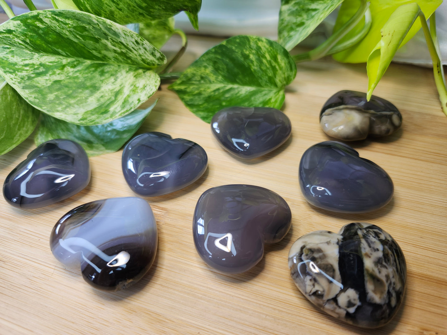 VOLCANO AGATE HEART