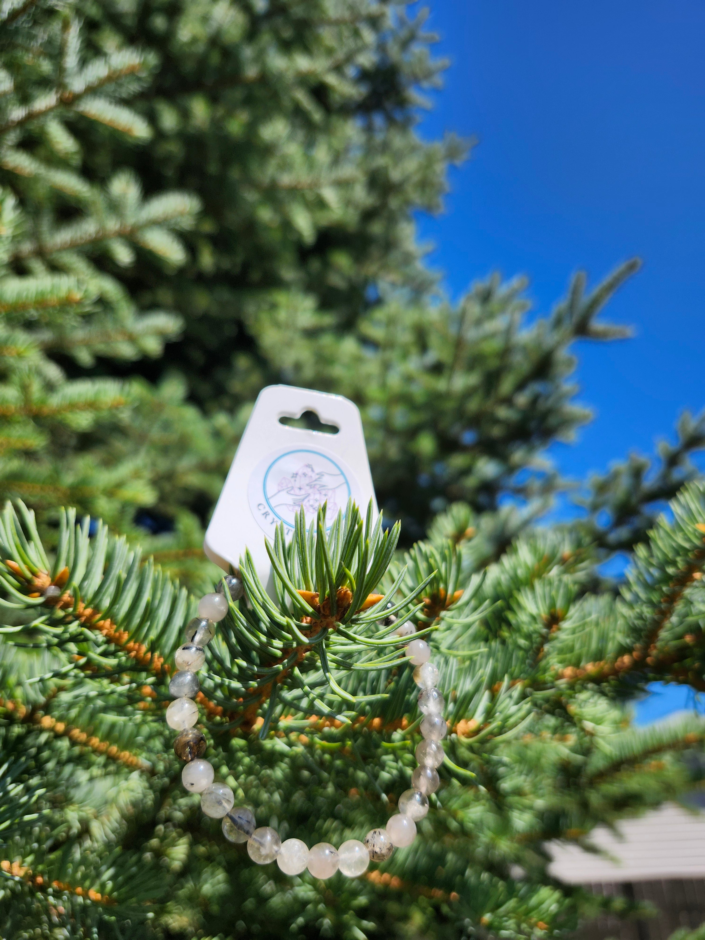 6mm TOURMALATED QUARTZ BRACELET