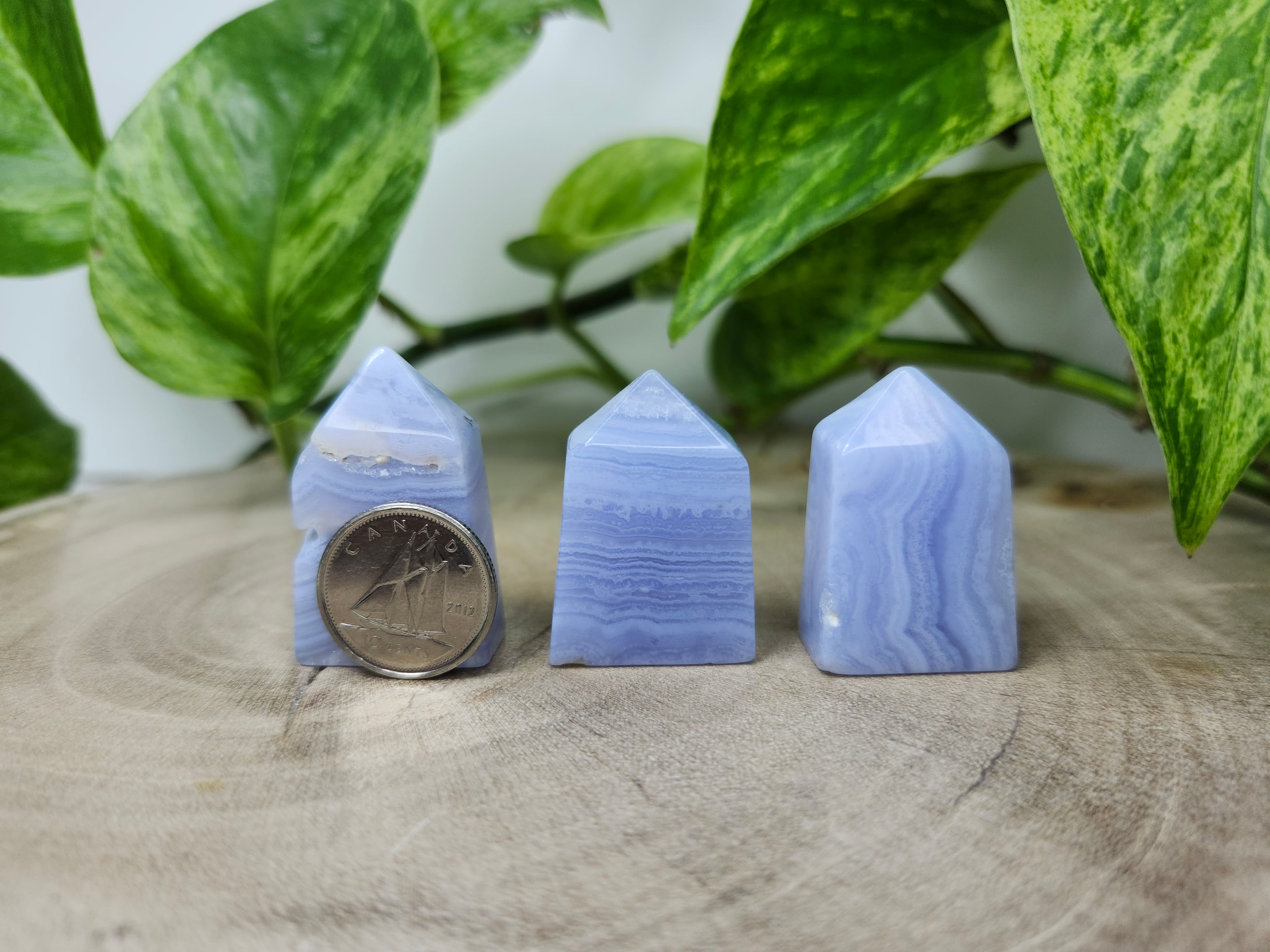 BLUE LACE AGATE TOWER