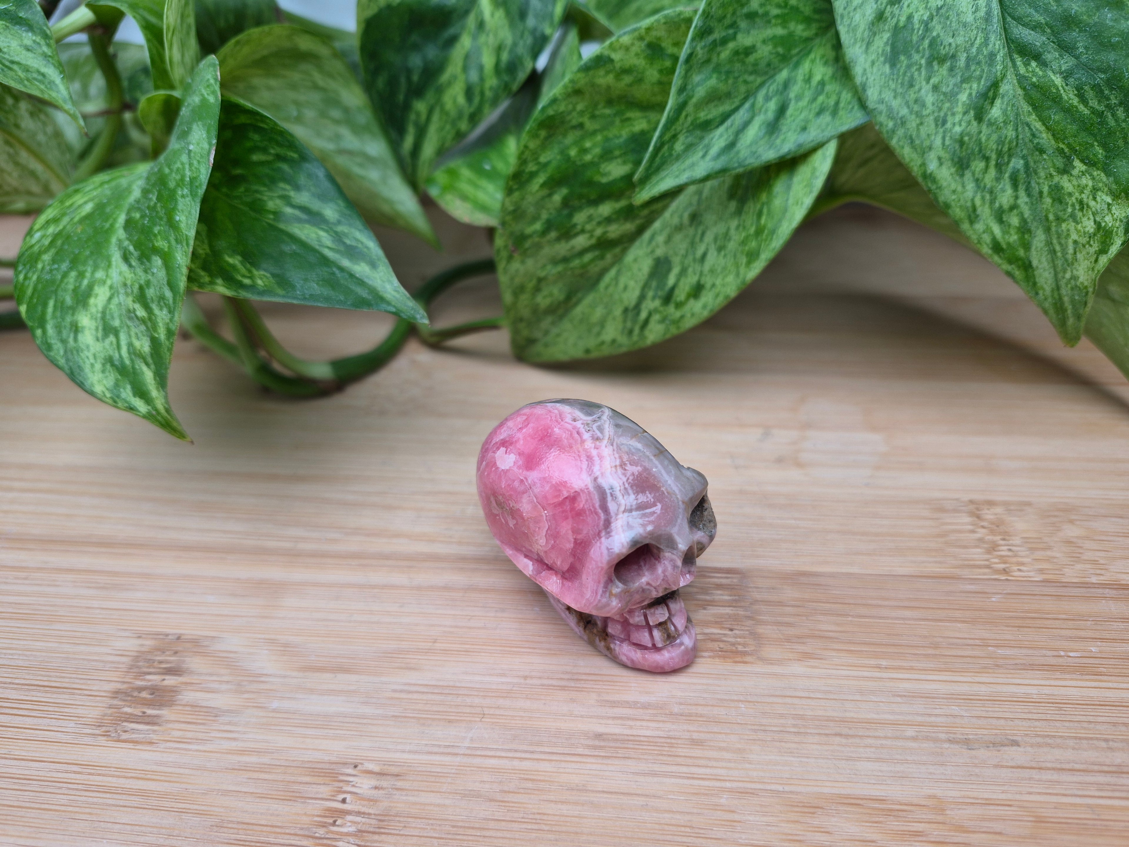 RHODOCHROSITE SKULL