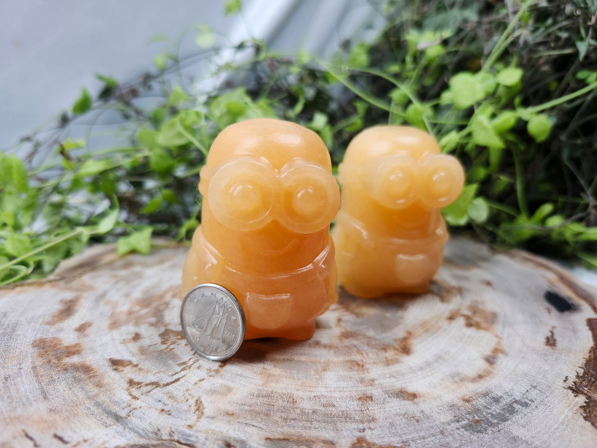 ORANGE CALCITE MINION MD
