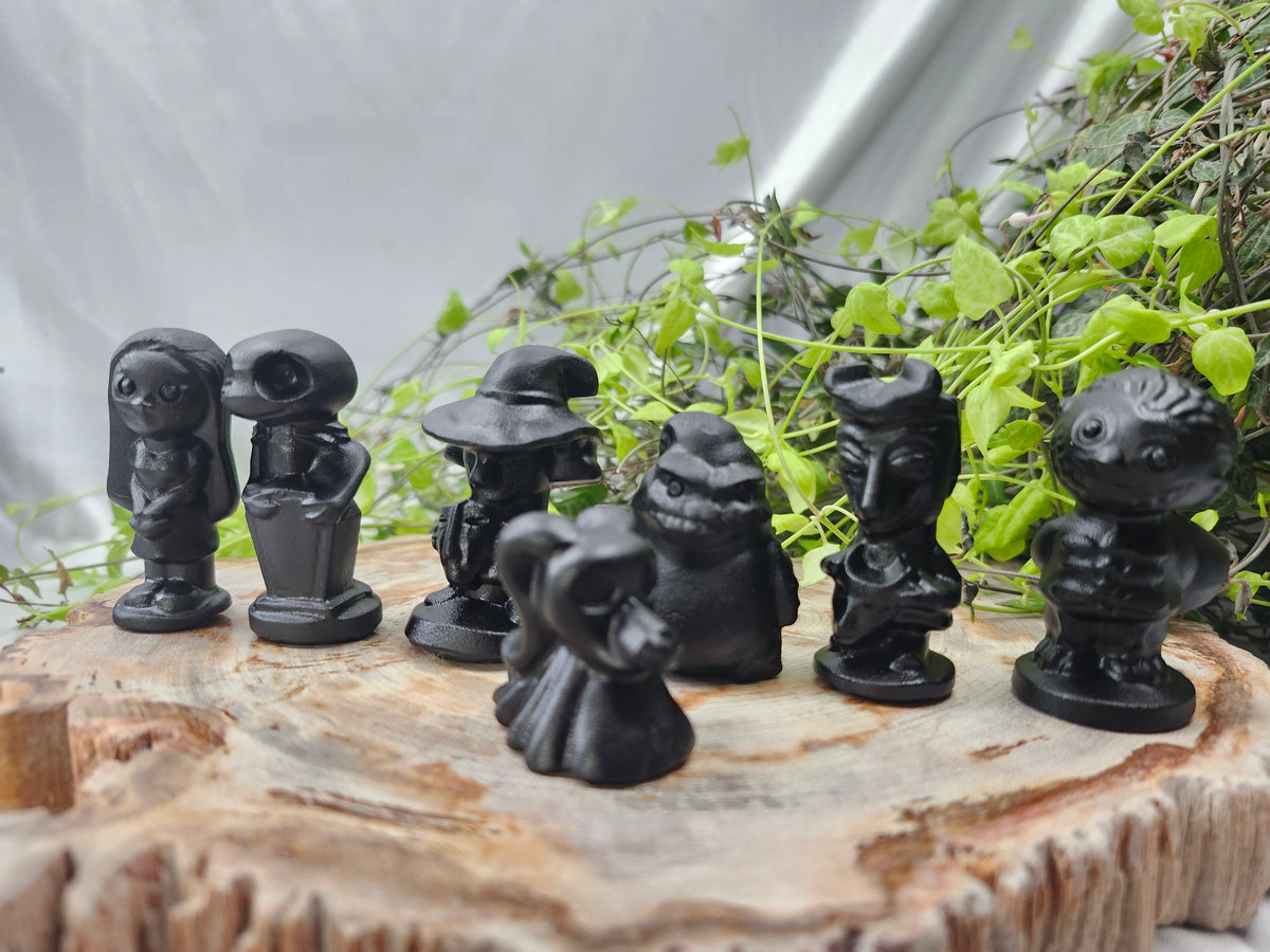 MIXED CRYSTAL NIGHTMARE BEFORE XMAS SET (7pc)