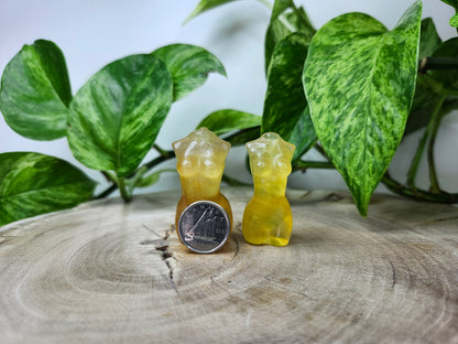 YELLOW FLUORITE MINI GODDESS BODY