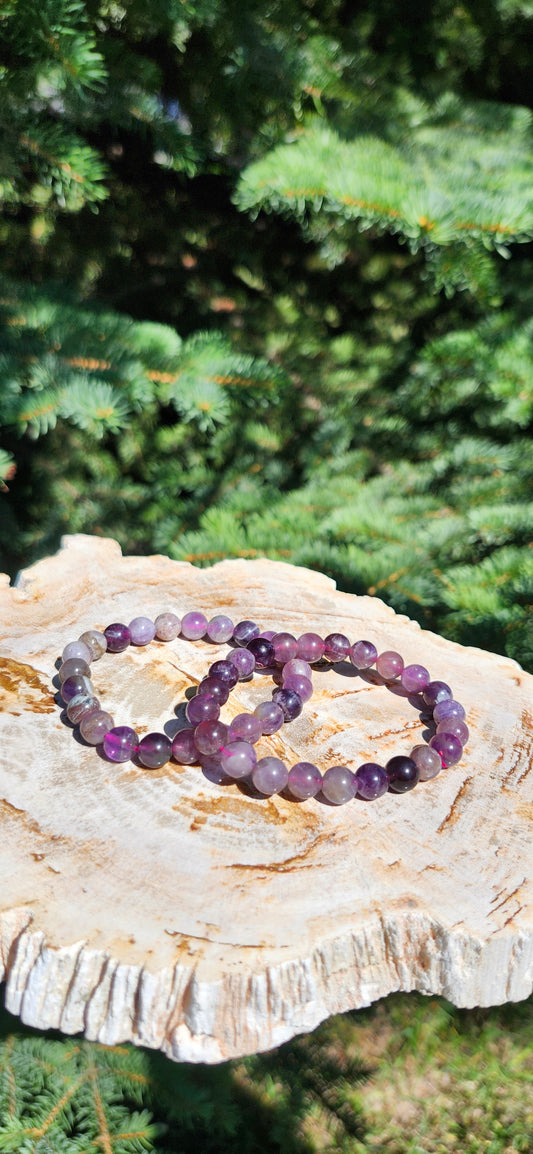 8mm AMETHYST BRACELET