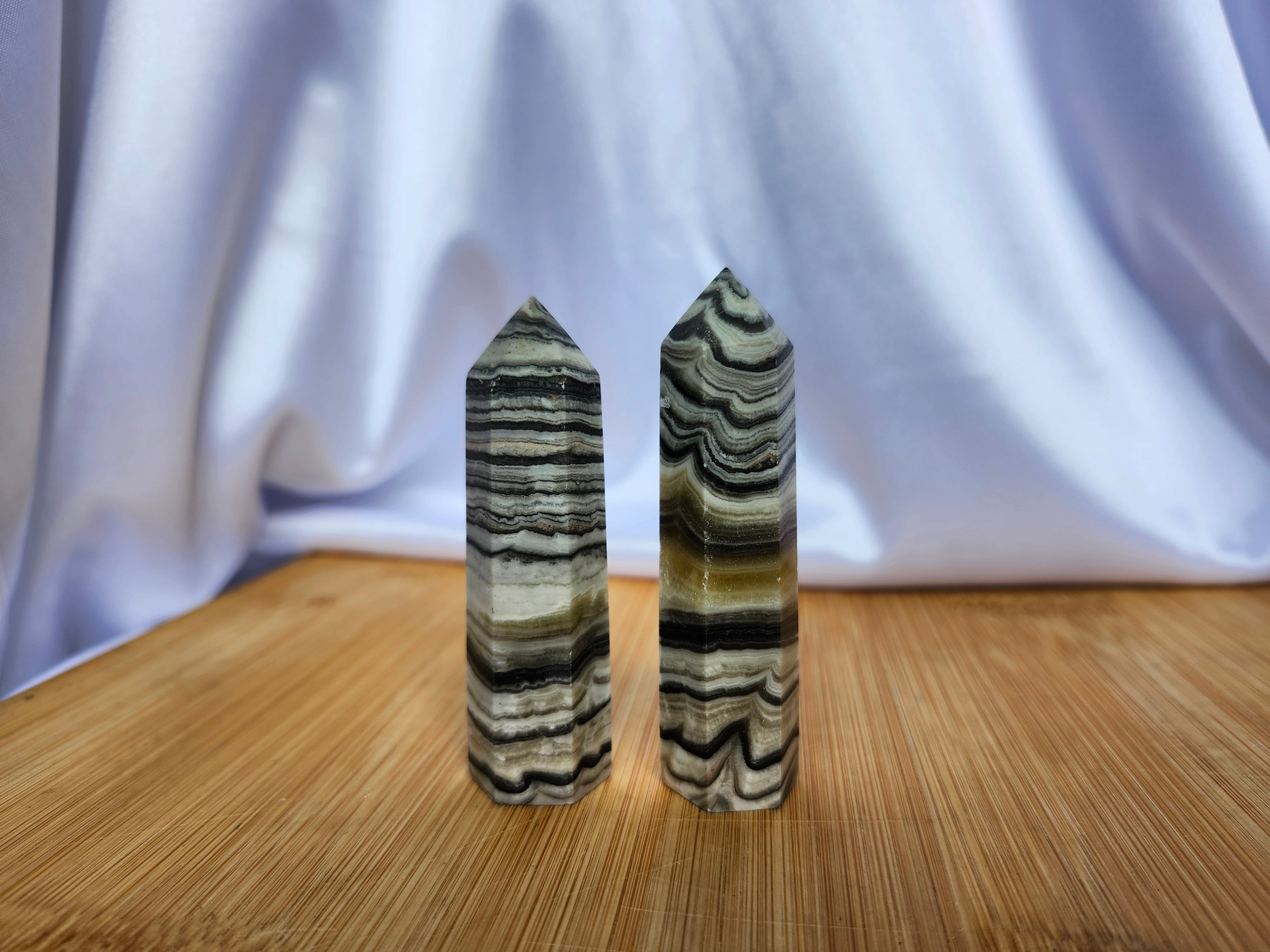 BLACK PHANTOM CALCITE TOWER