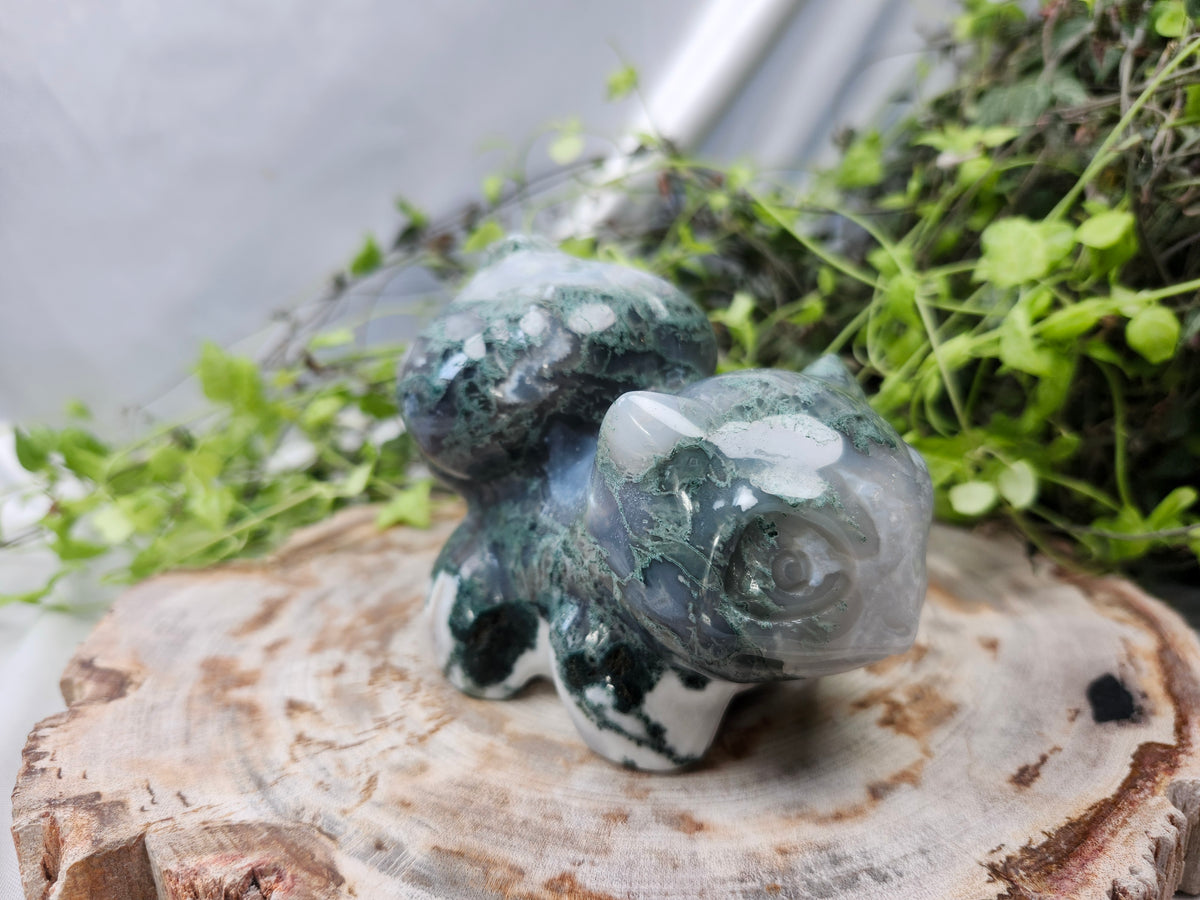 XL MOSS AGATE BULBASAUR