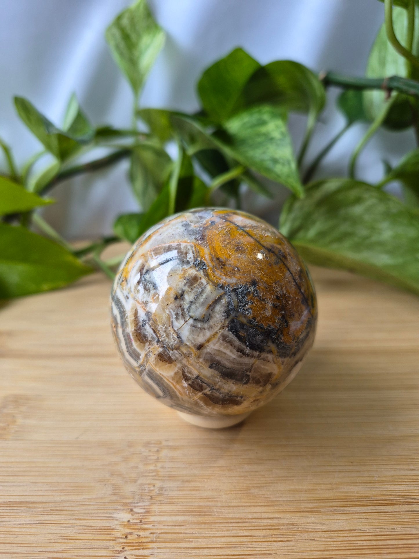 CRAZY LACE AGATE SPHERE
