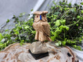CHOCOLATE CALCITE OWL