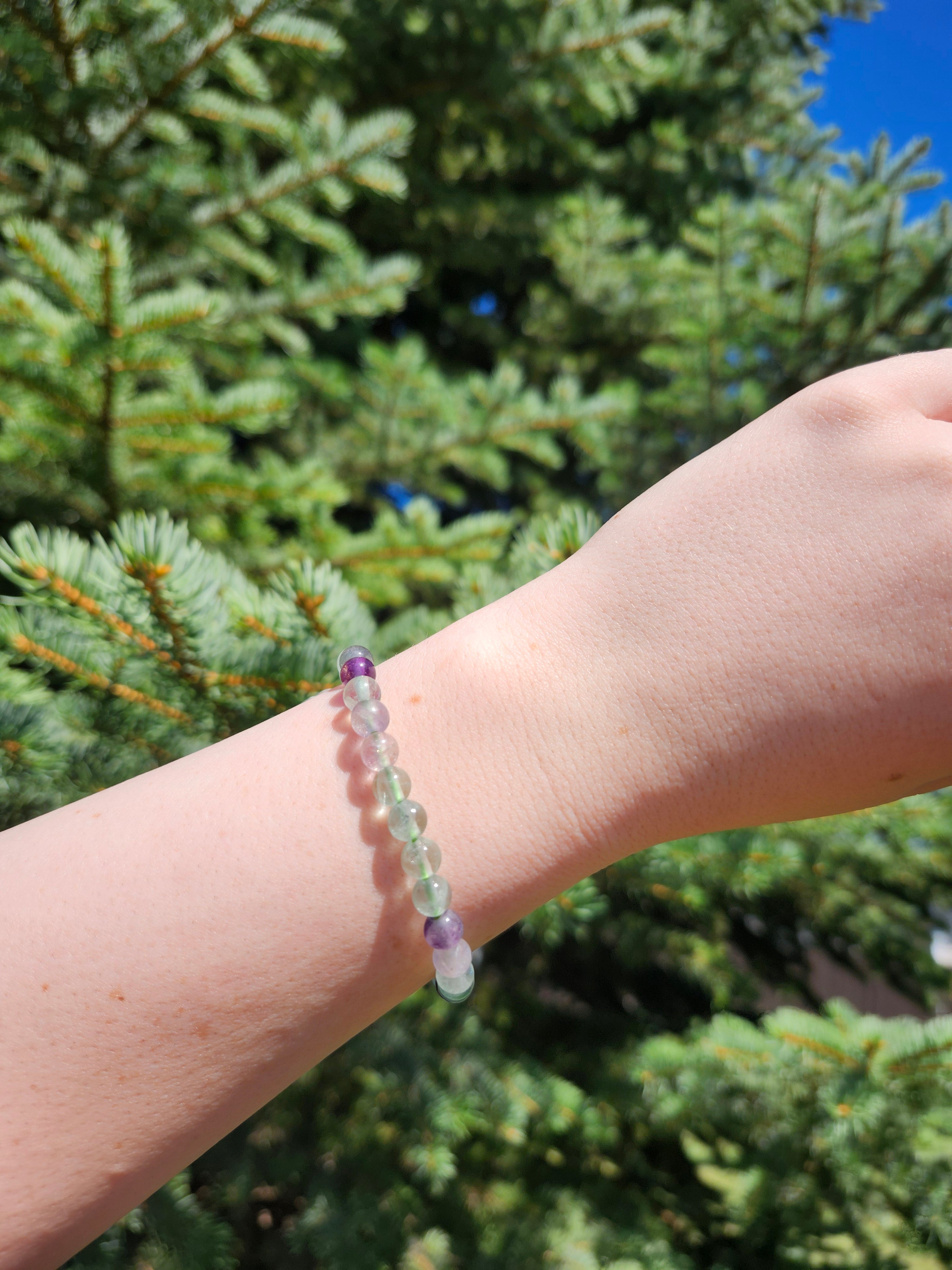 6mm FLUORITE BRACELET