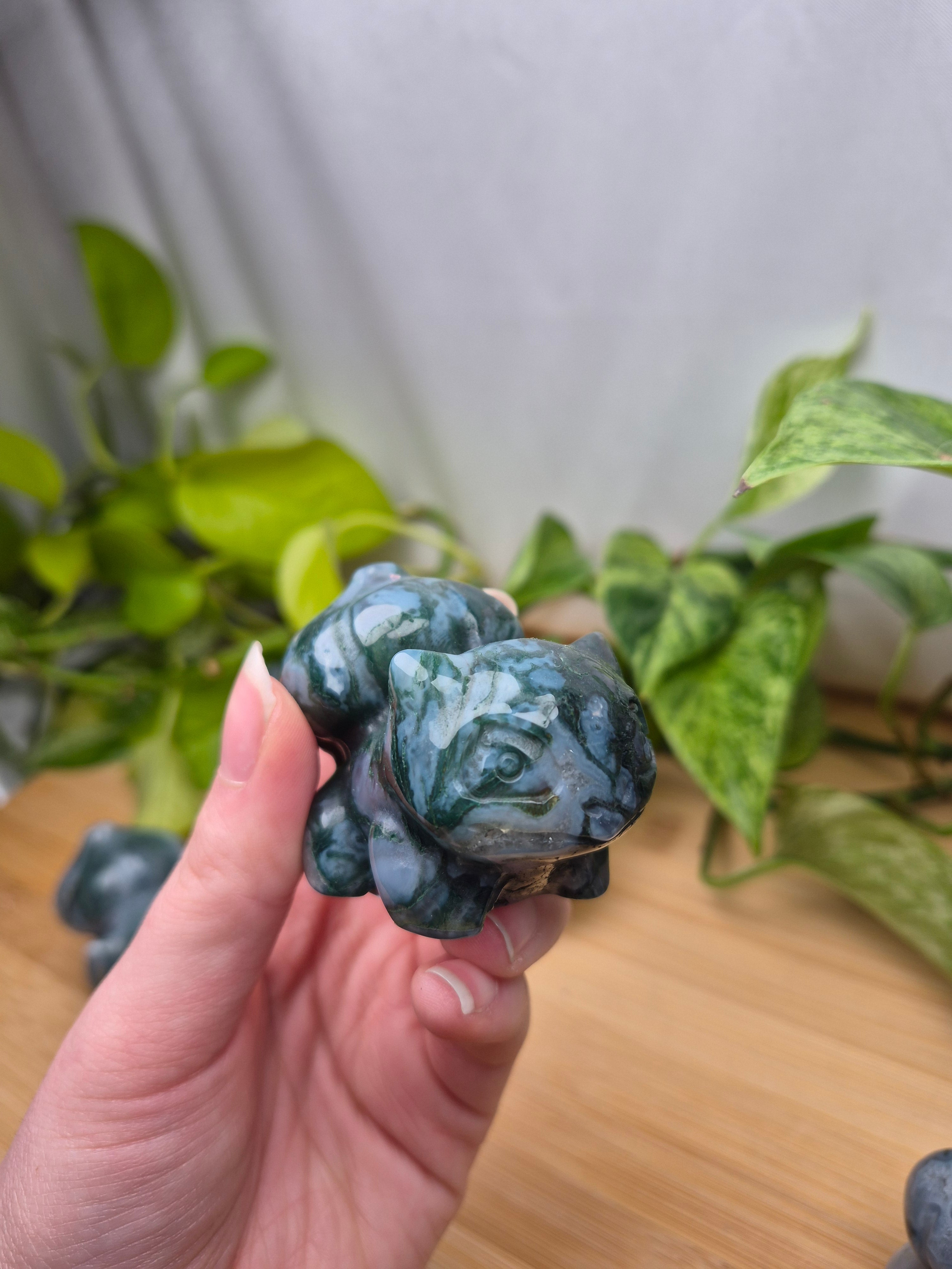 MOSS AGATE BULBASAUR LG