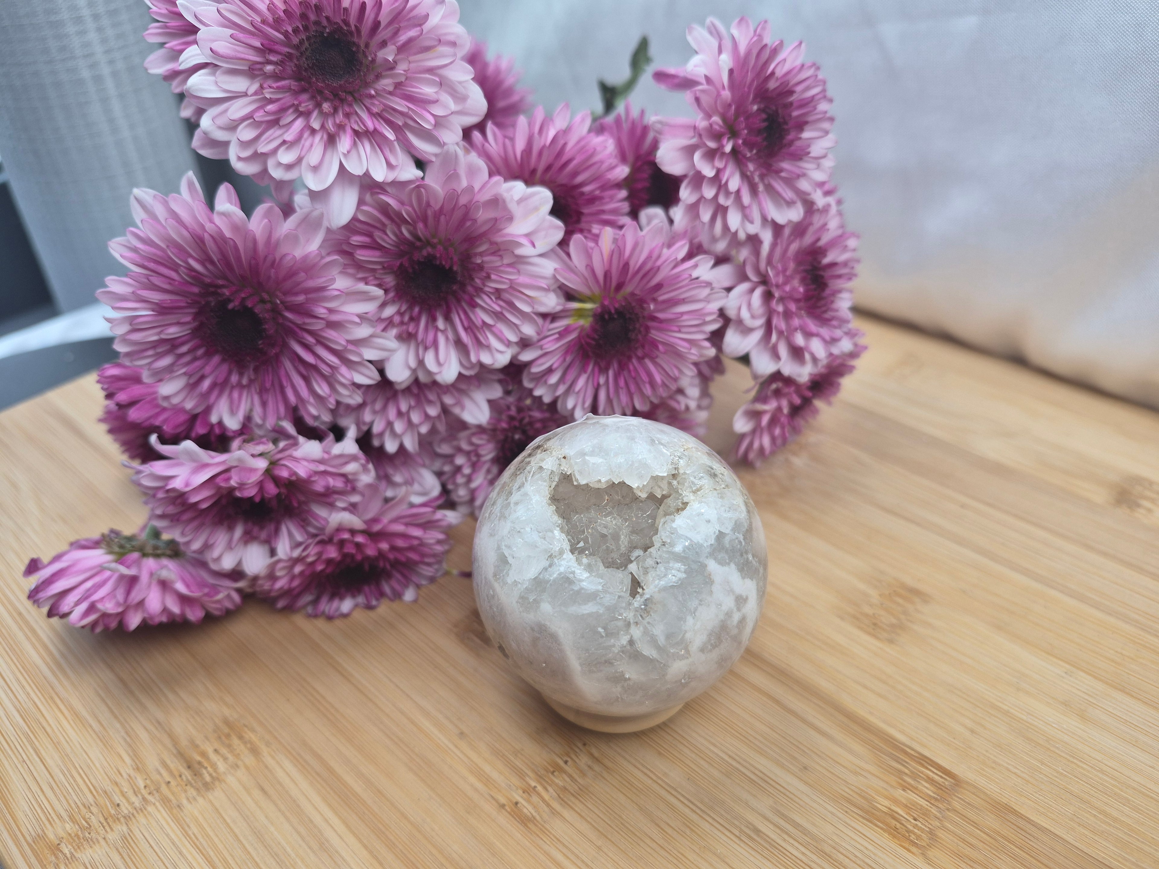 PINK AMETHYST SPHERE