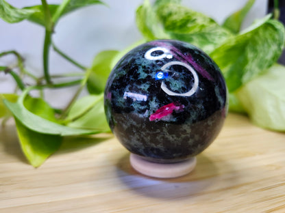 RUBY ZOISITE SPHERE