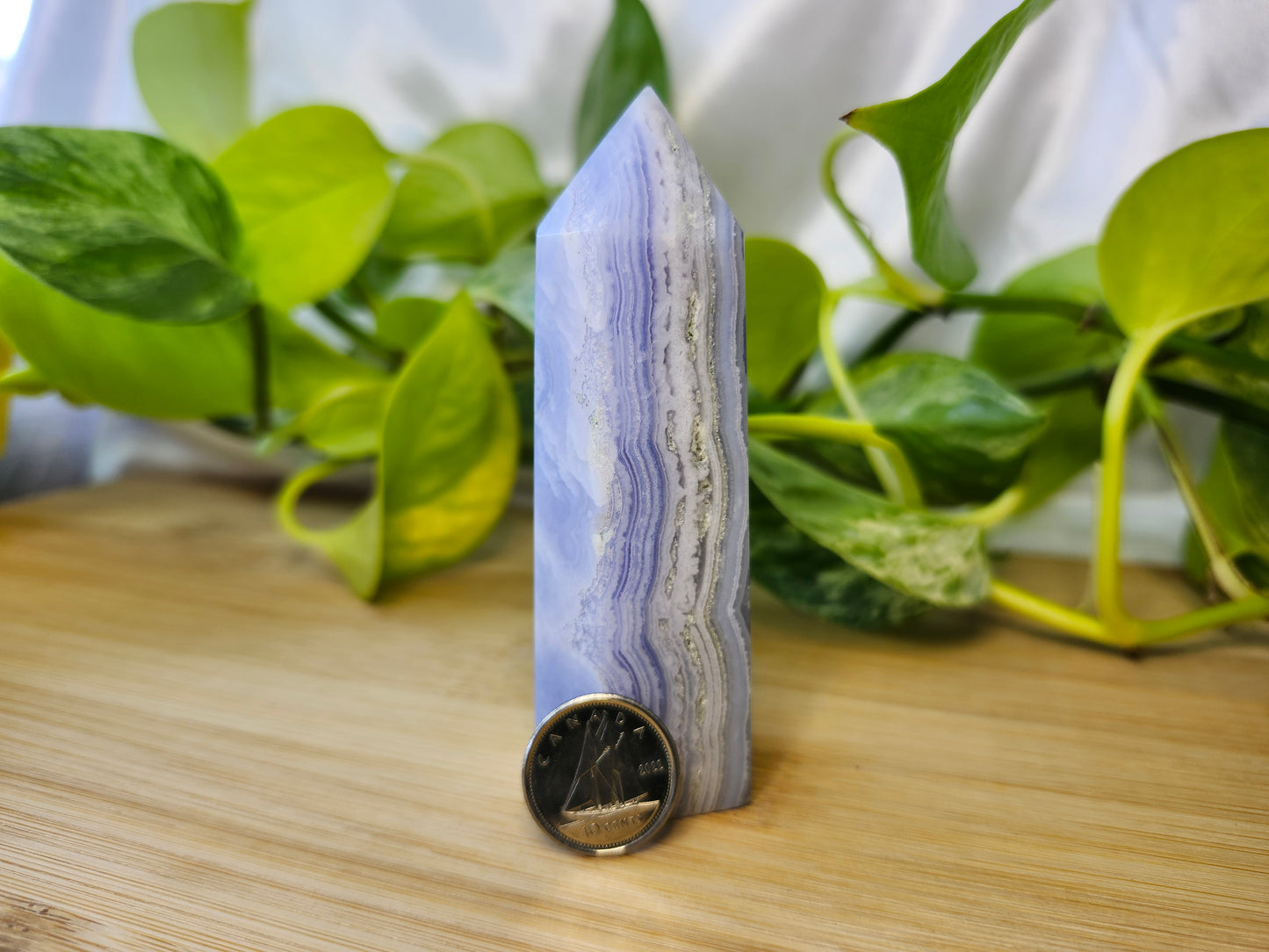 BLUE LACE AGATE TOWER