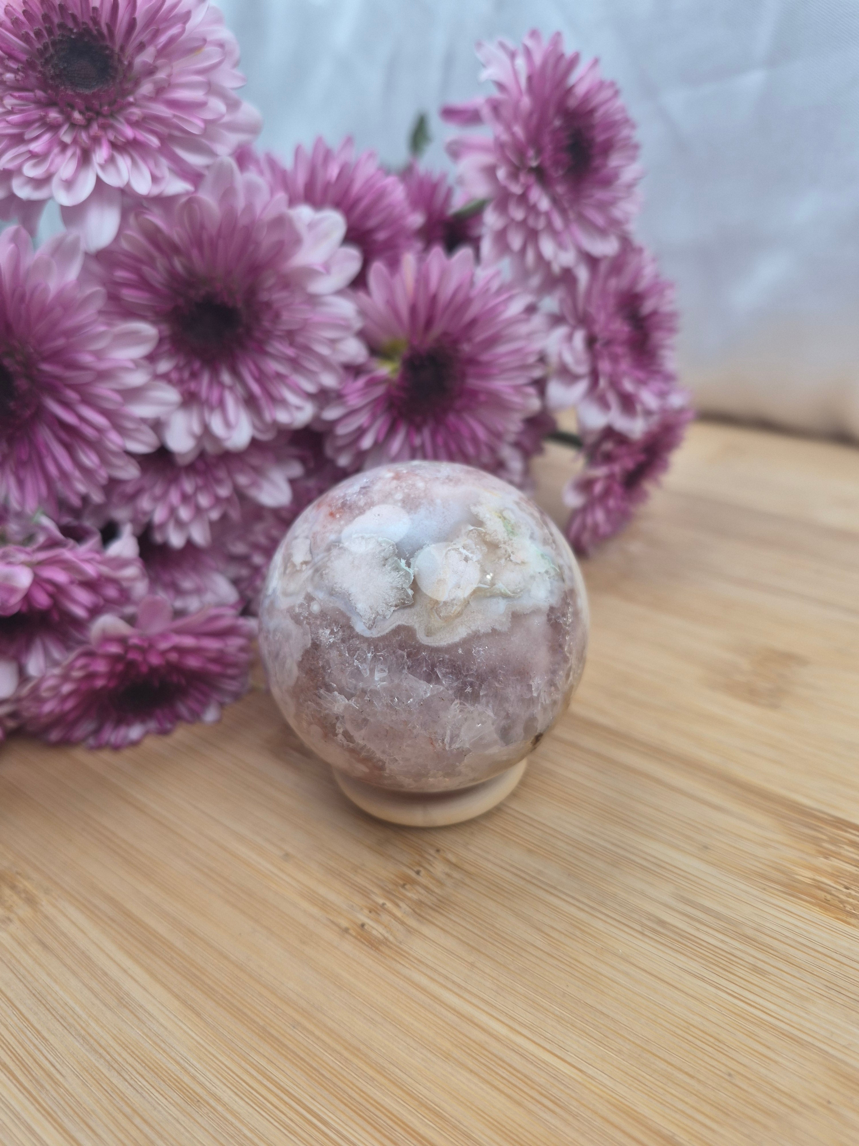 PINK AMETHYST SPHERE
