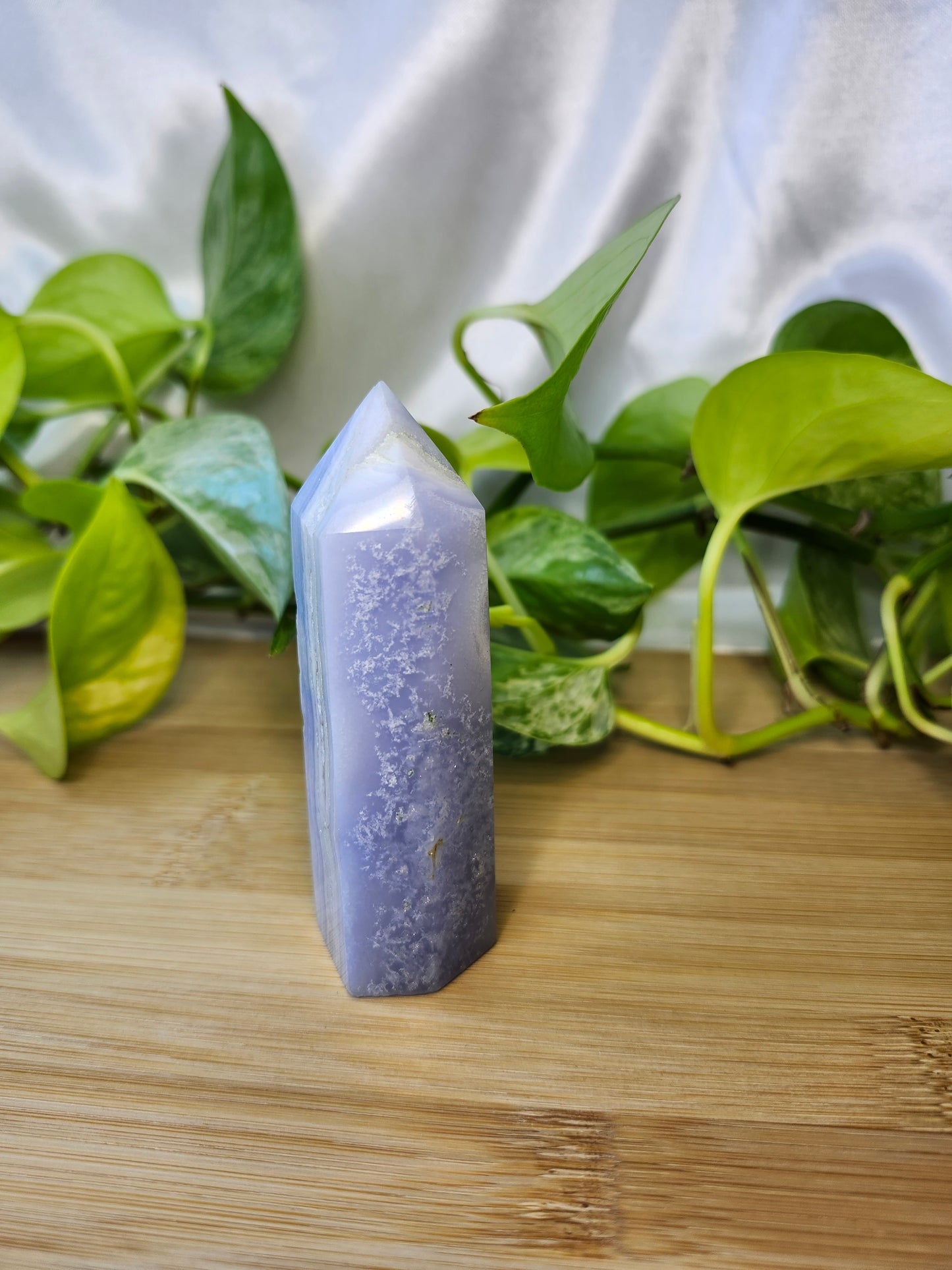 BLUE LACE AGATE TOWER
