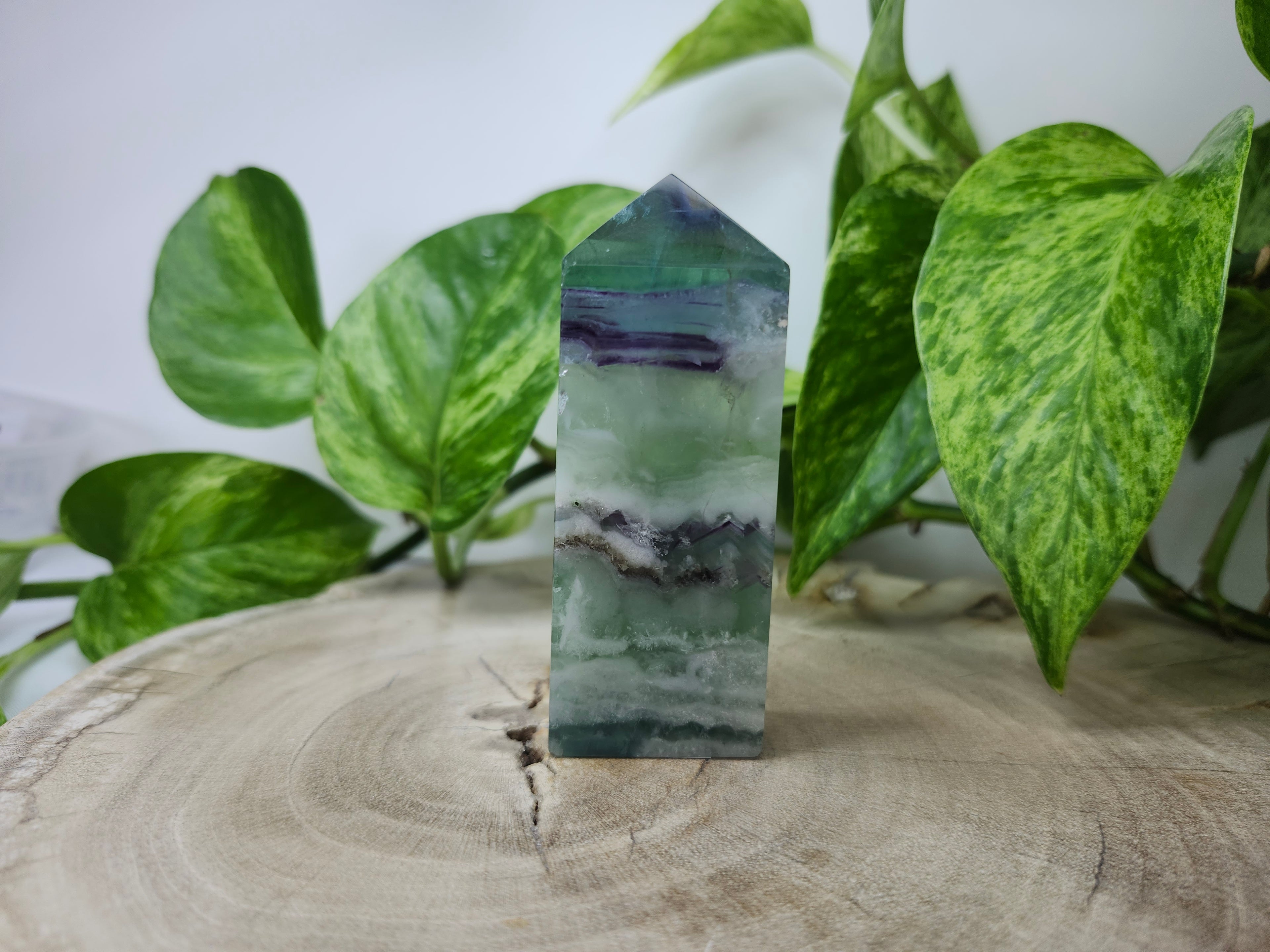 FEATHER FLUORITE TOWER