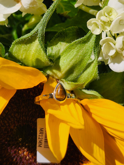 S8 TIGERS EYE .925 STERLING SILVER