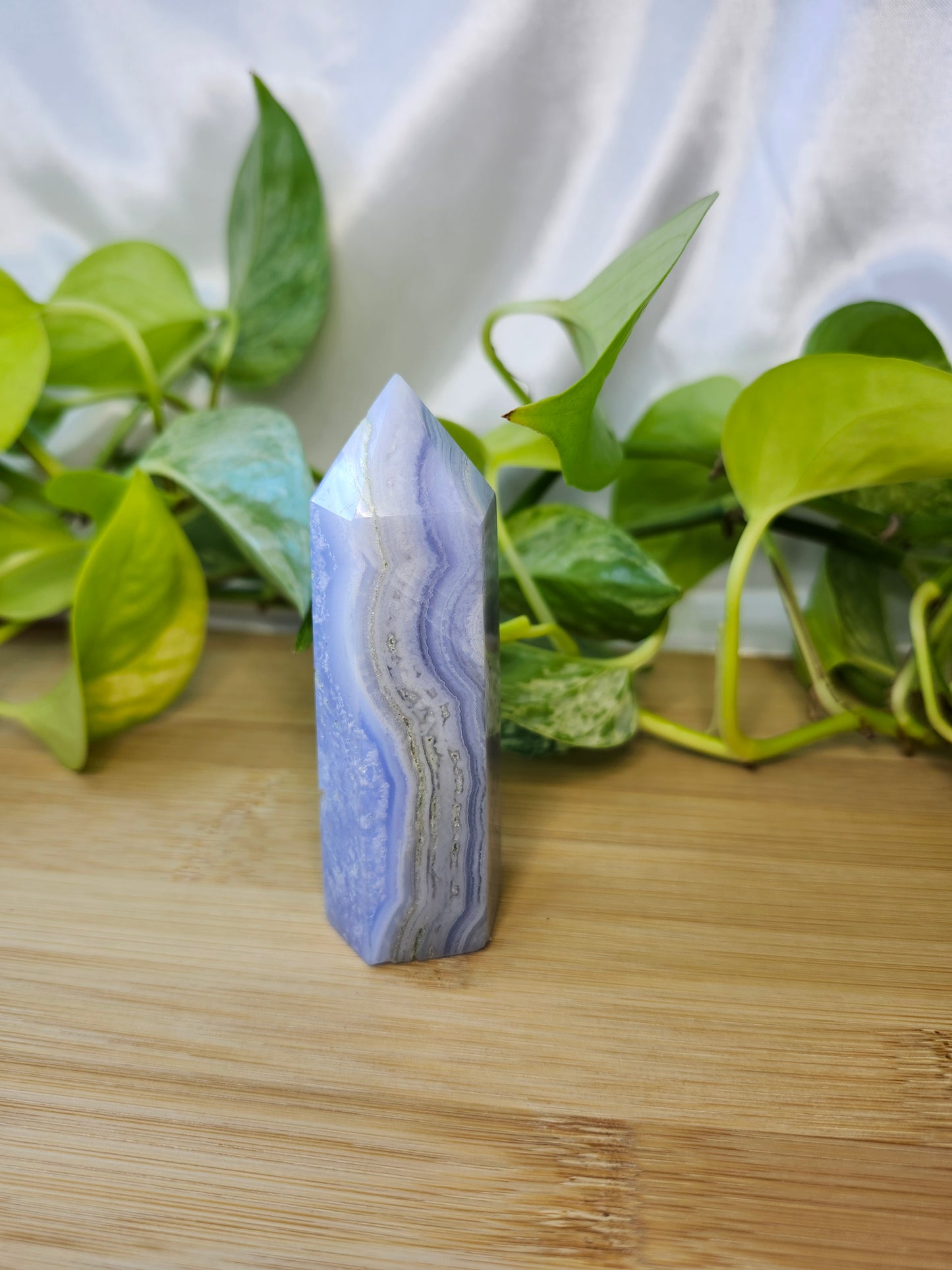 BLUE LACE AGATE TOWER