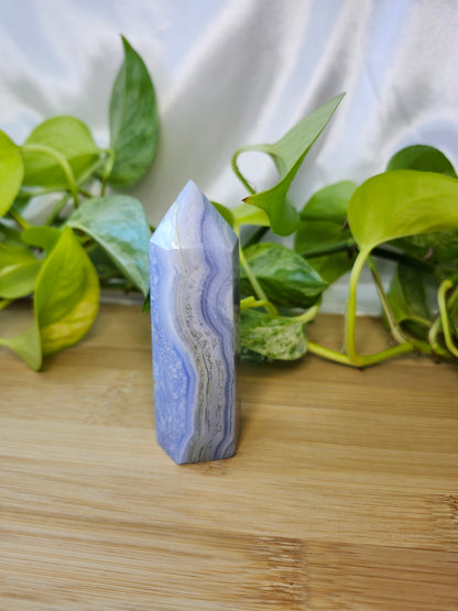 BLUE LACE AGATE TOWER