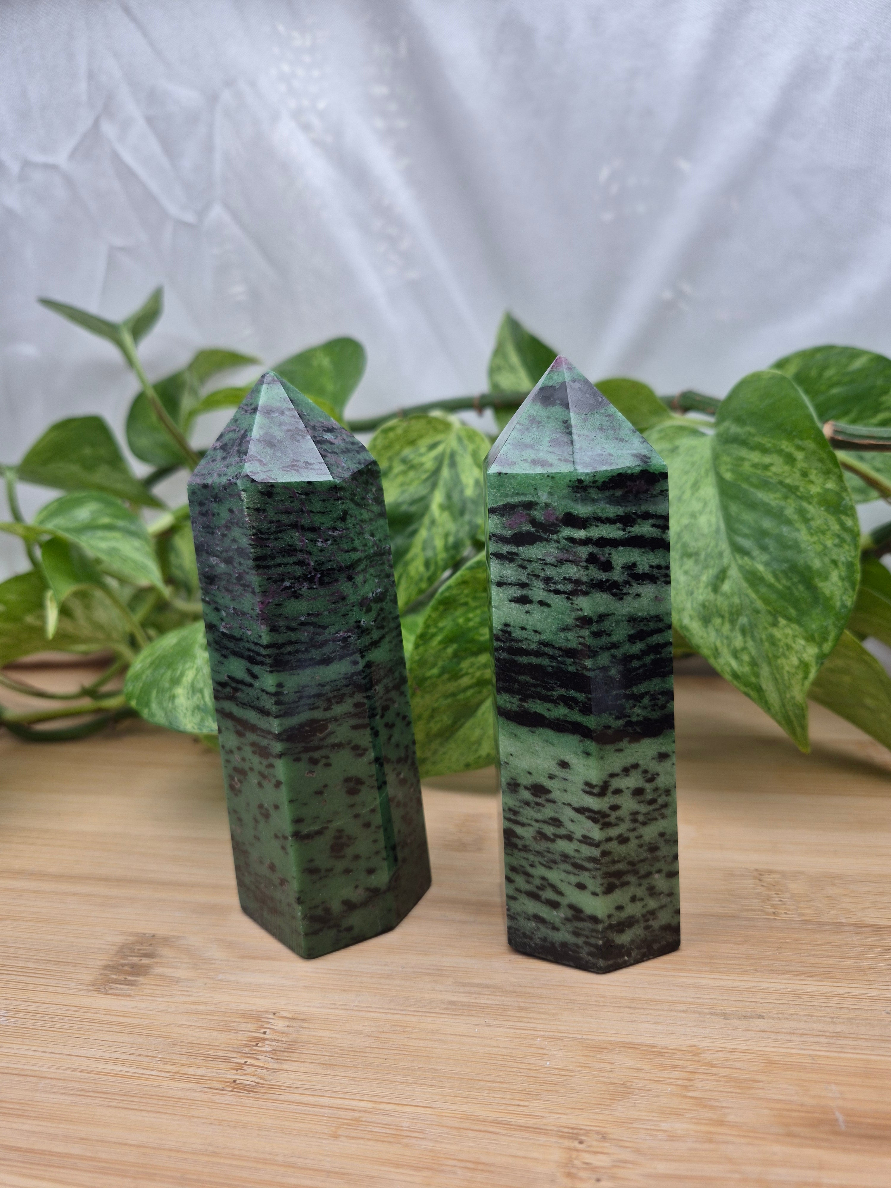 RUBY ZOISITE TOWER