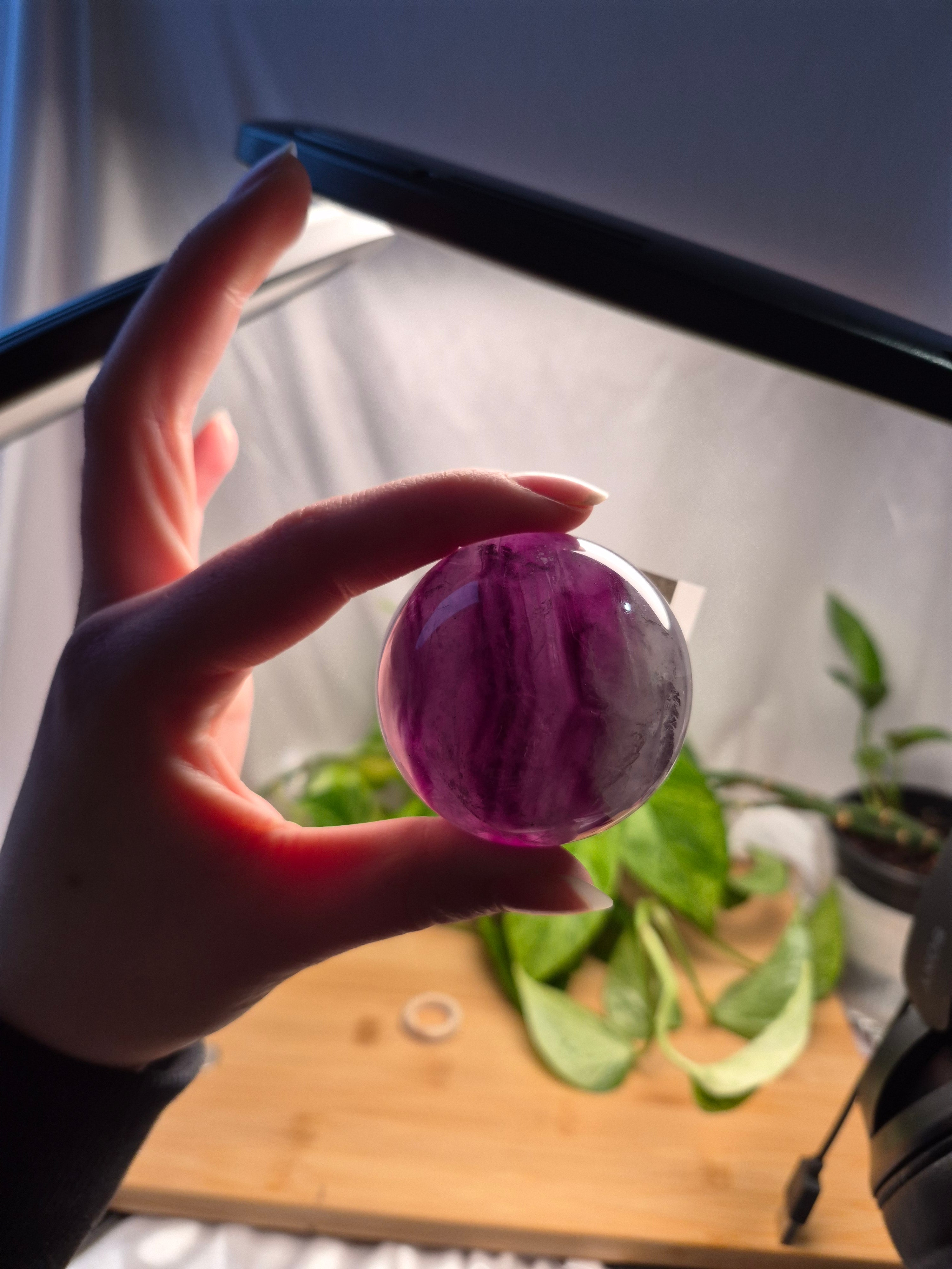 FLUORITE SPHERE