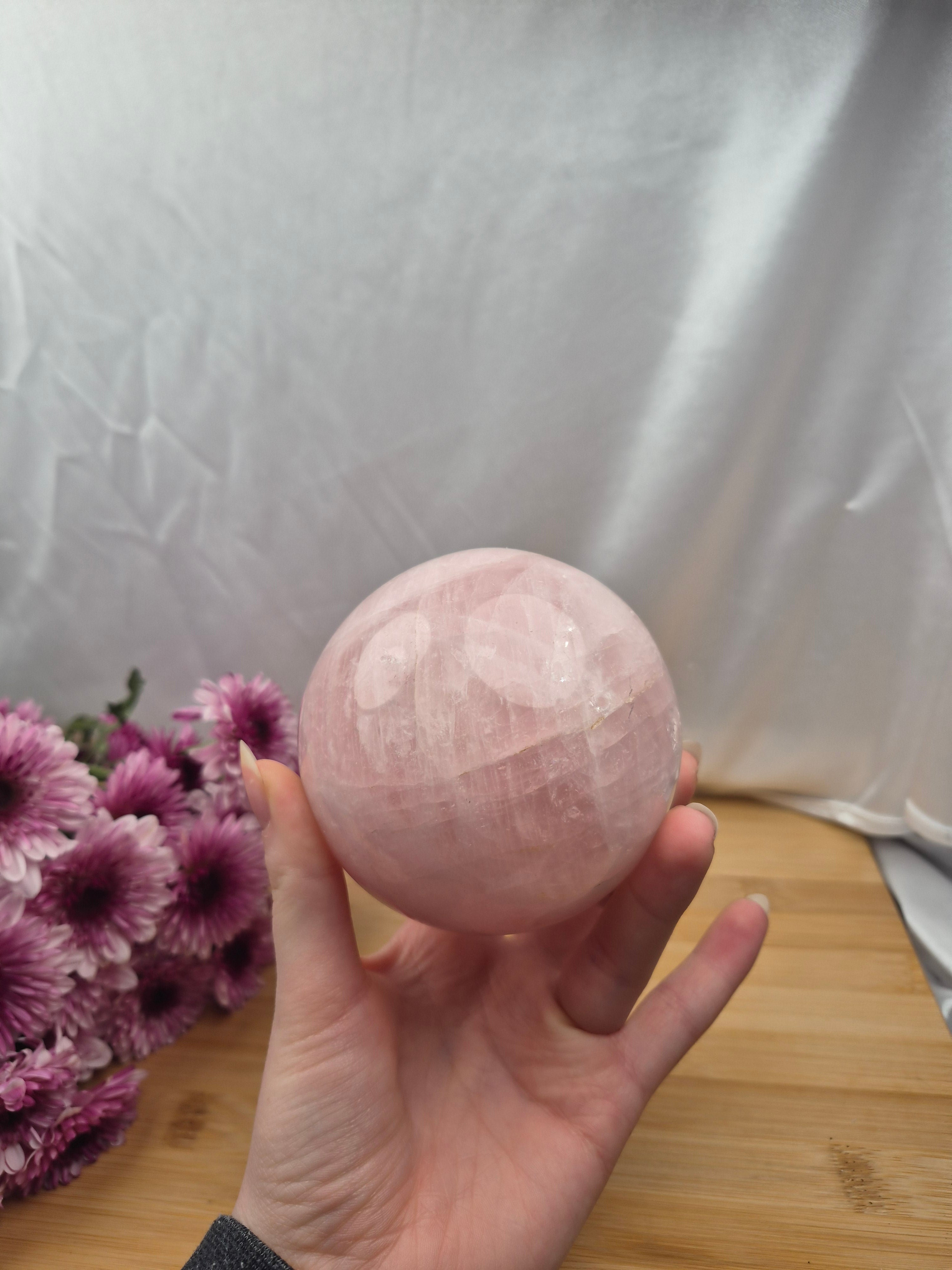 ROSE QUARTZ SPHERE