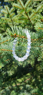 8mm WHITE CAT EYE BRACELET