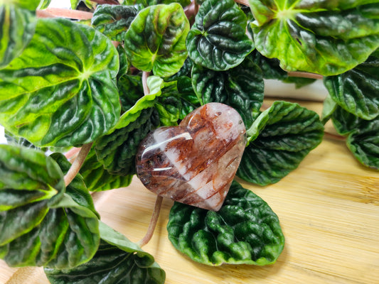 FIRE QUARTZ HEART