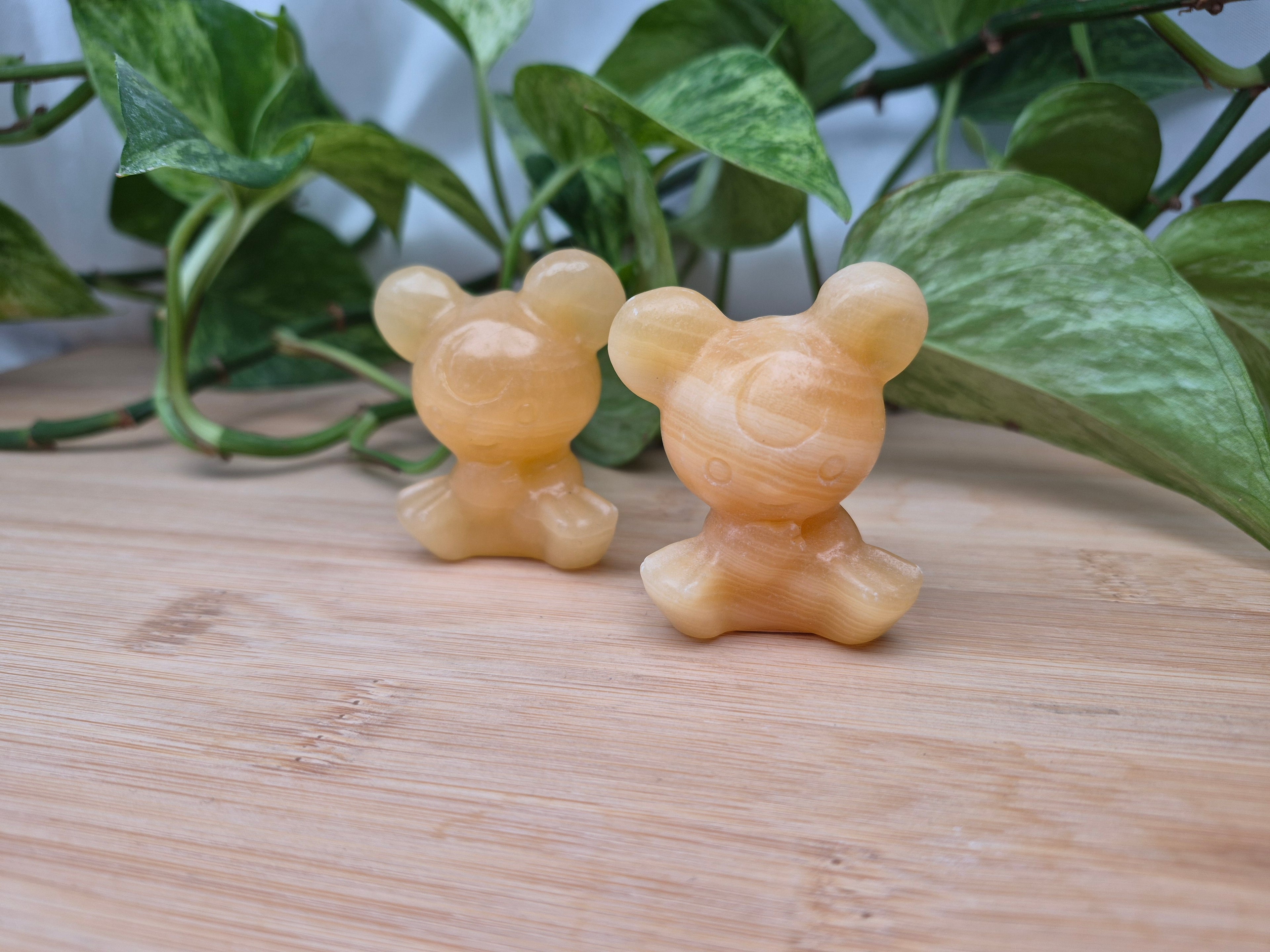 ORANGE CALCITE TEDDIURSA