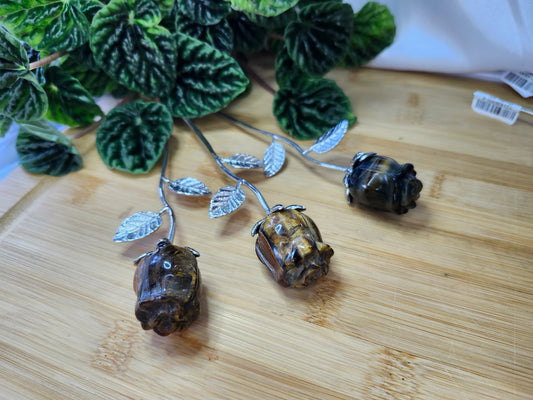 TIGER'S EYE ROSE