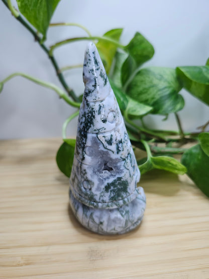 MOSS AGATE GNOME