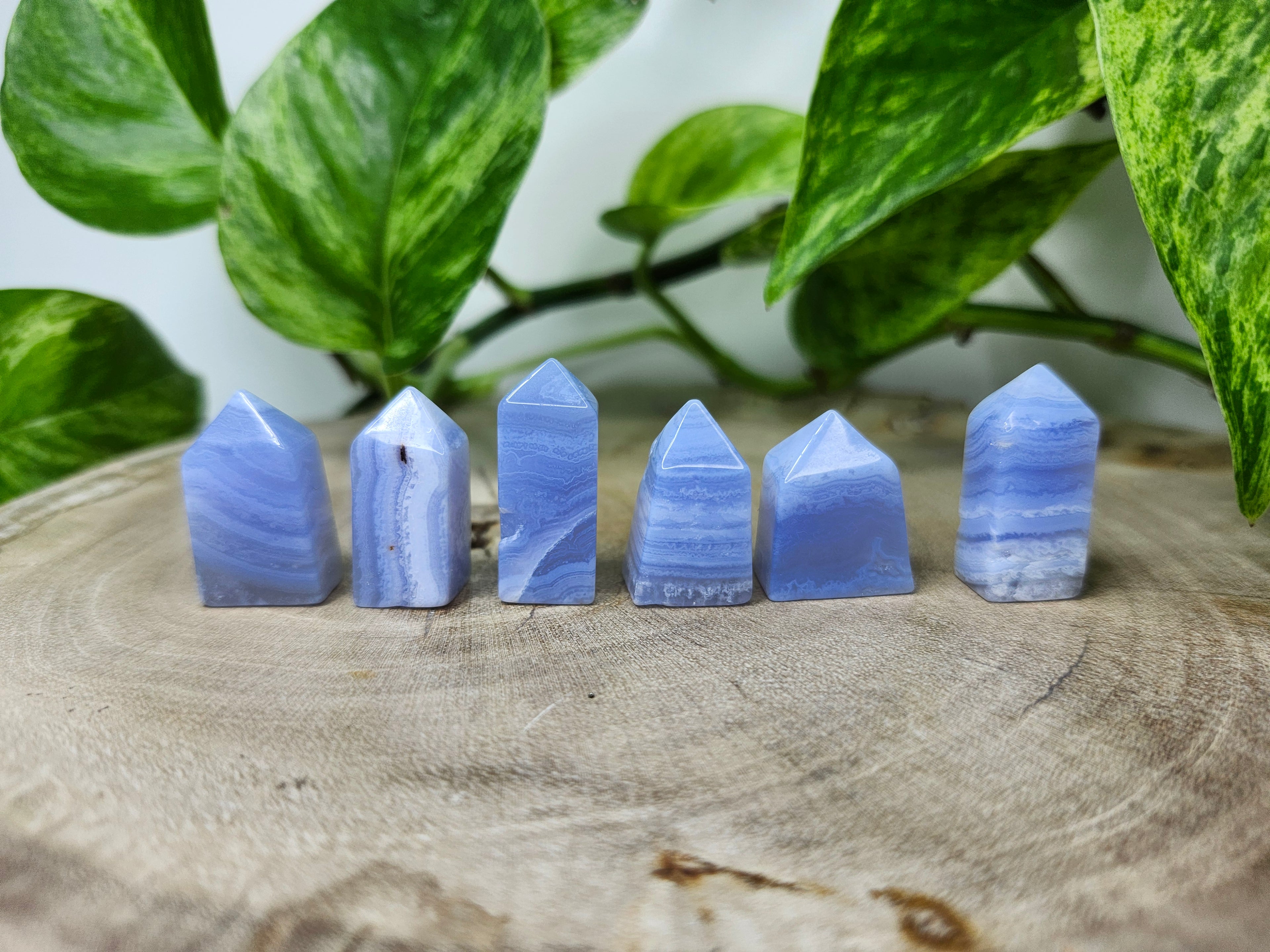 BLUE LACE AGATE TOWER