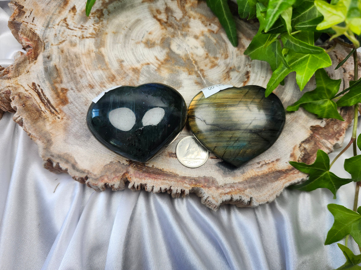 LABRADORITE HEART