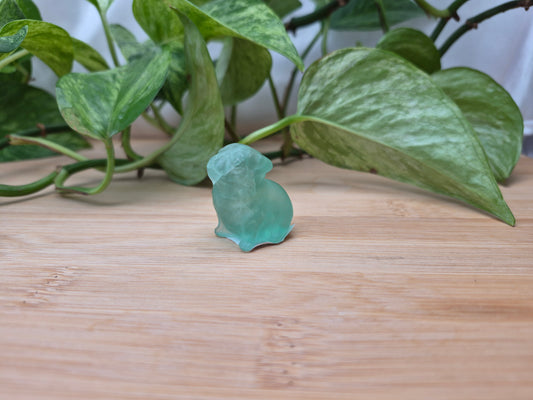 FLUORITE PUG DOG