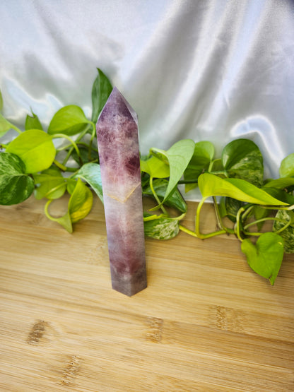LAVENDER ROSE QUARTZ TOWER